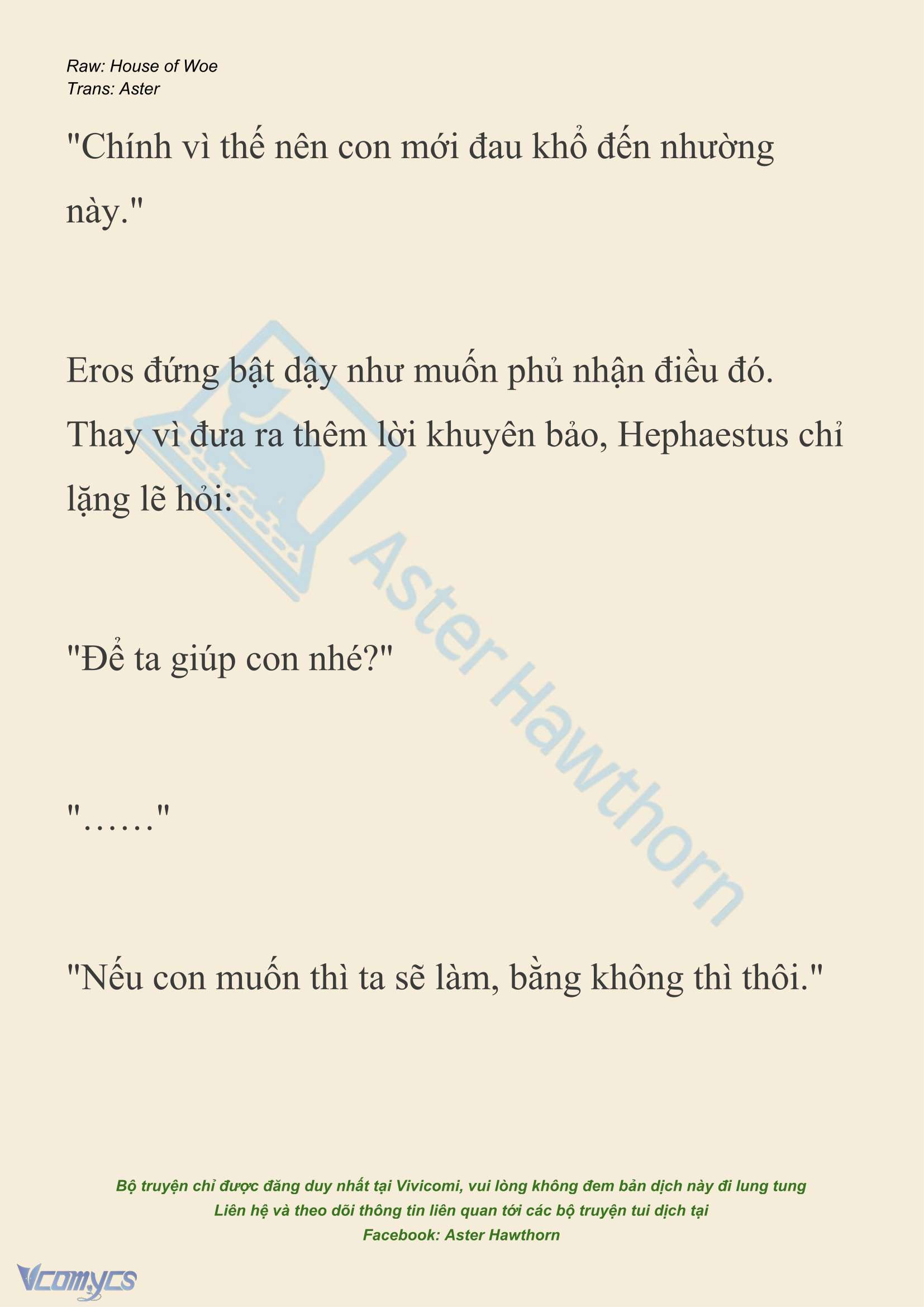 [NOVEL] Dành Cho Các Nữ Thần: Dành cho Psyche Chap 41 - Trang 2