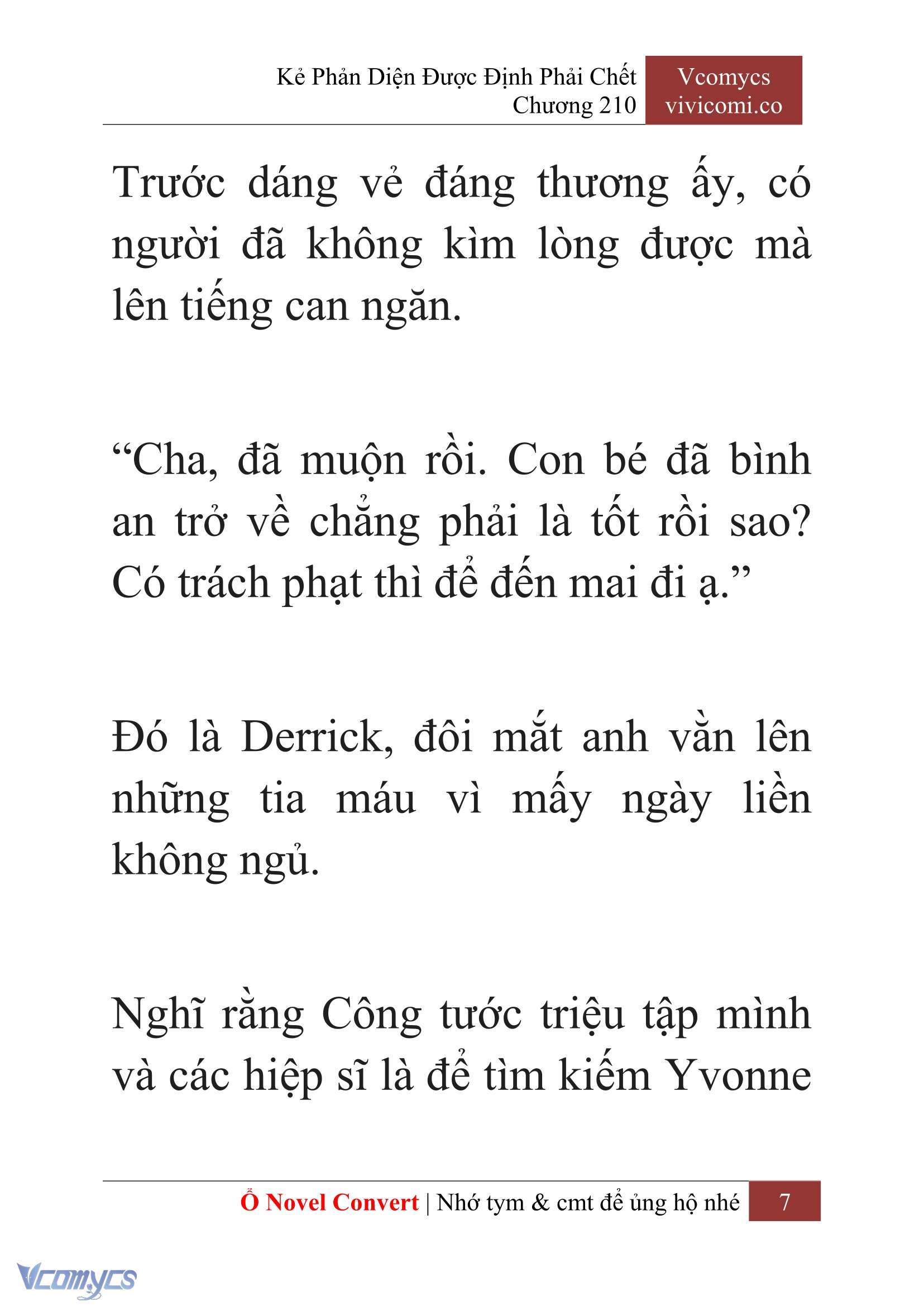 [Novel] Kẻ Phản Diện Được Định Phải Chết Chap 210 - Trang 2
