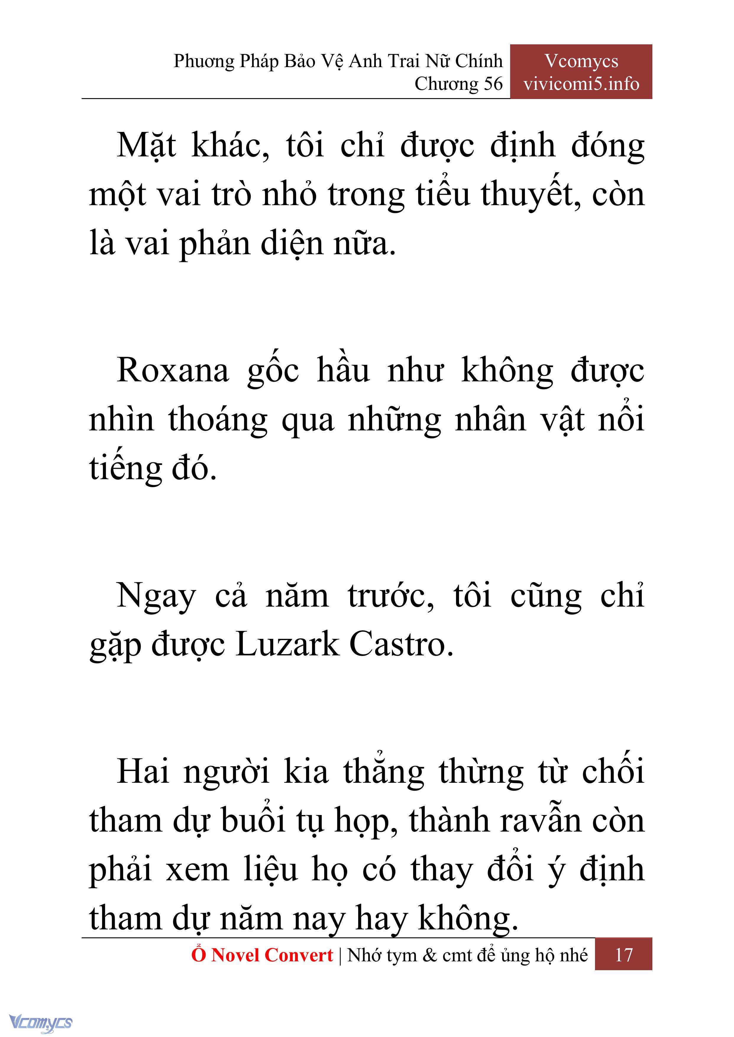 [Novel] Phương Pháp Bảo Vệ Anh Trai Nữ Chính Chap 56 - Trang 2