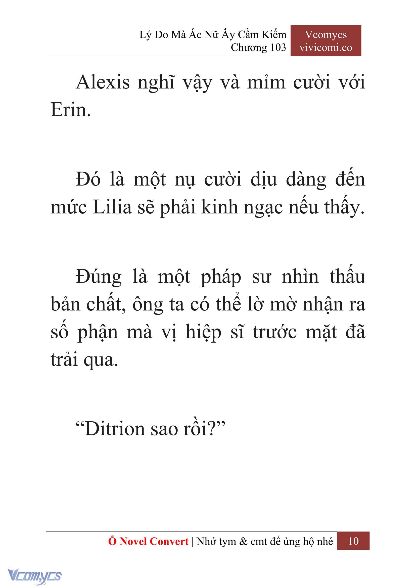 [Novel] Lý Do Mà Ác Nữ Ấy Cầm Kiếm Chap 103 - Next Chap 104