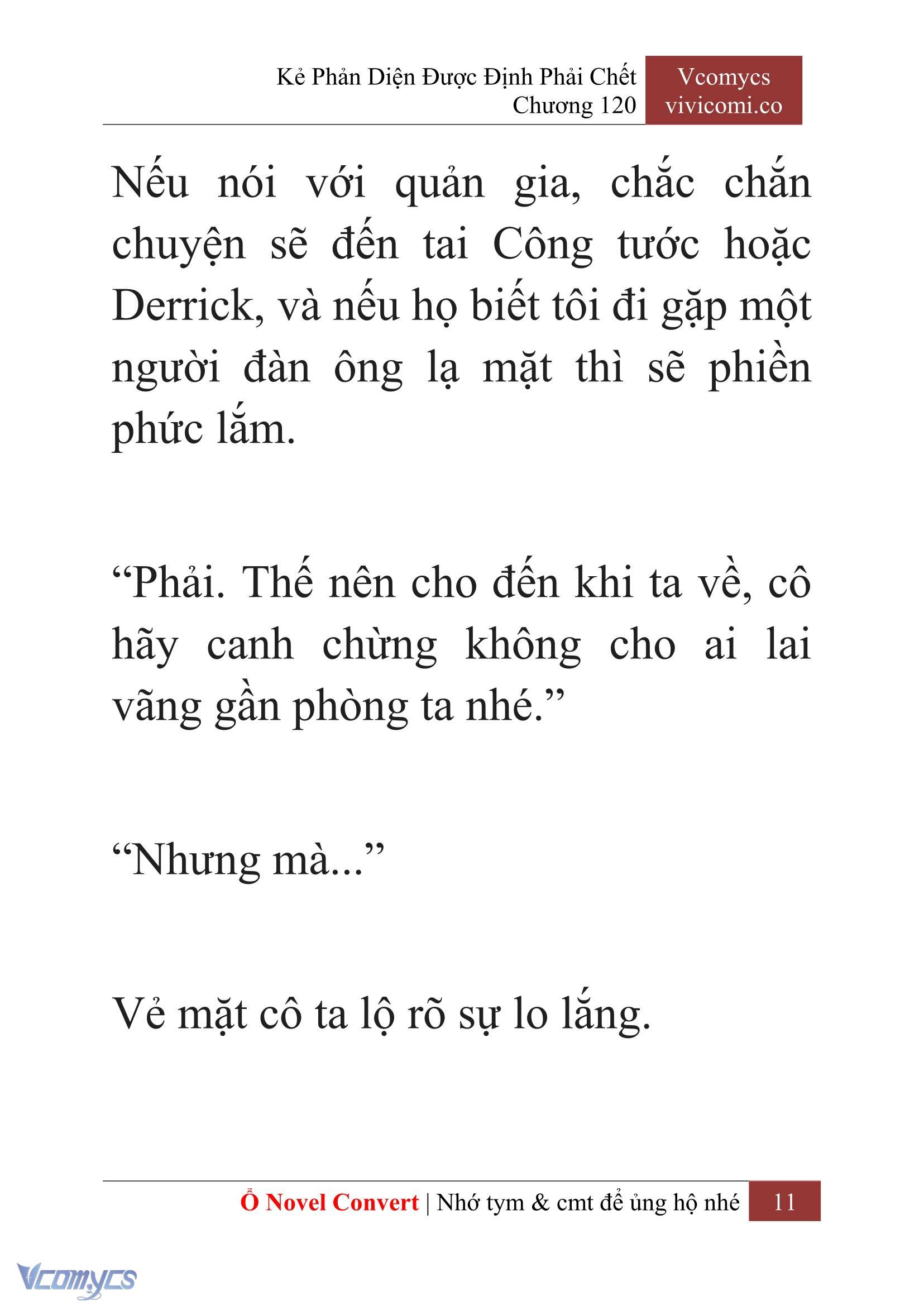[Novel] Kẻ Phản Diện Được Định Phải Chết Chap 120 - Trang 2