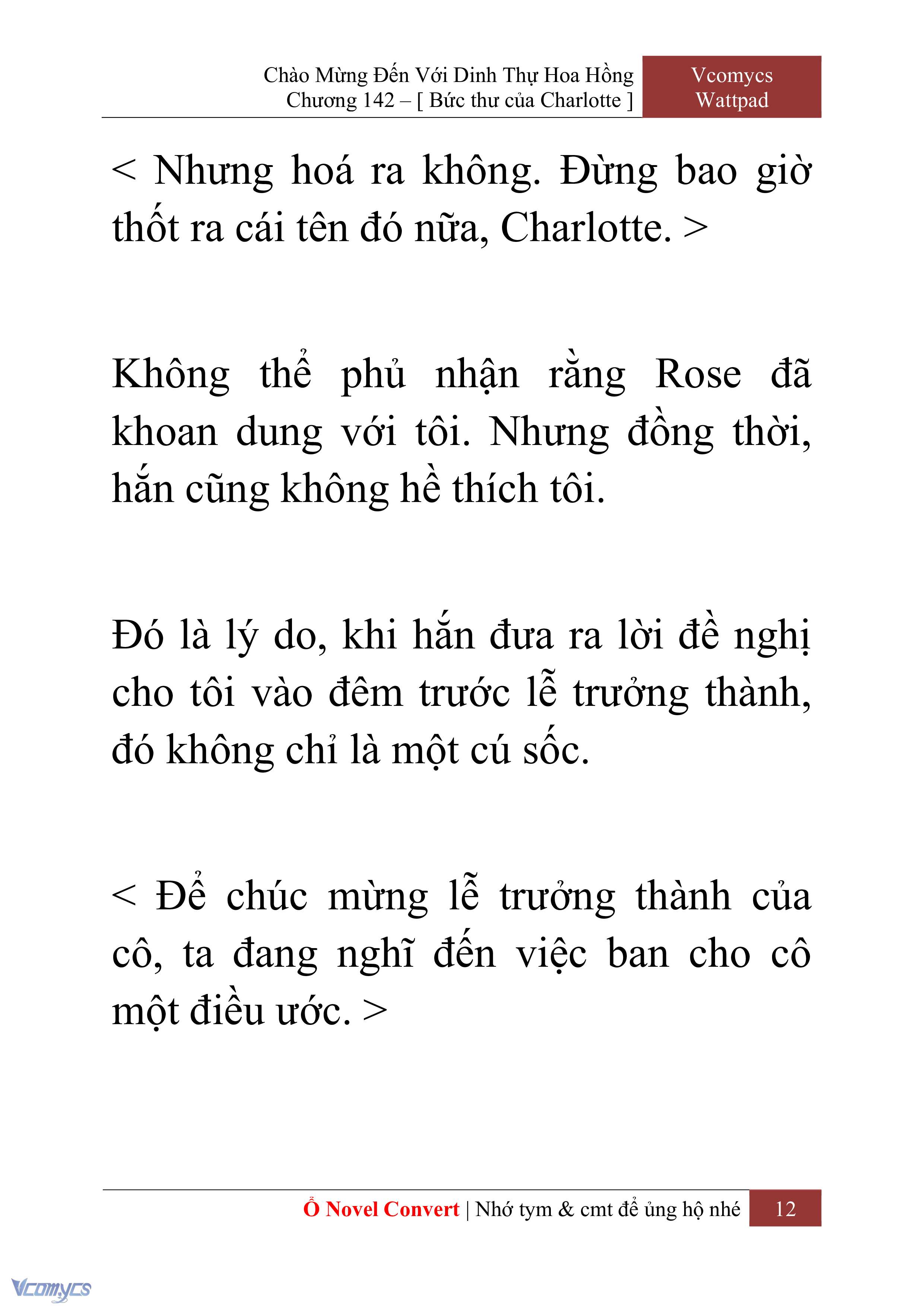 [Novel] Chào Mừng Đến Với Dinh Thự Hoa Hồng Chap 142 - Trang 2