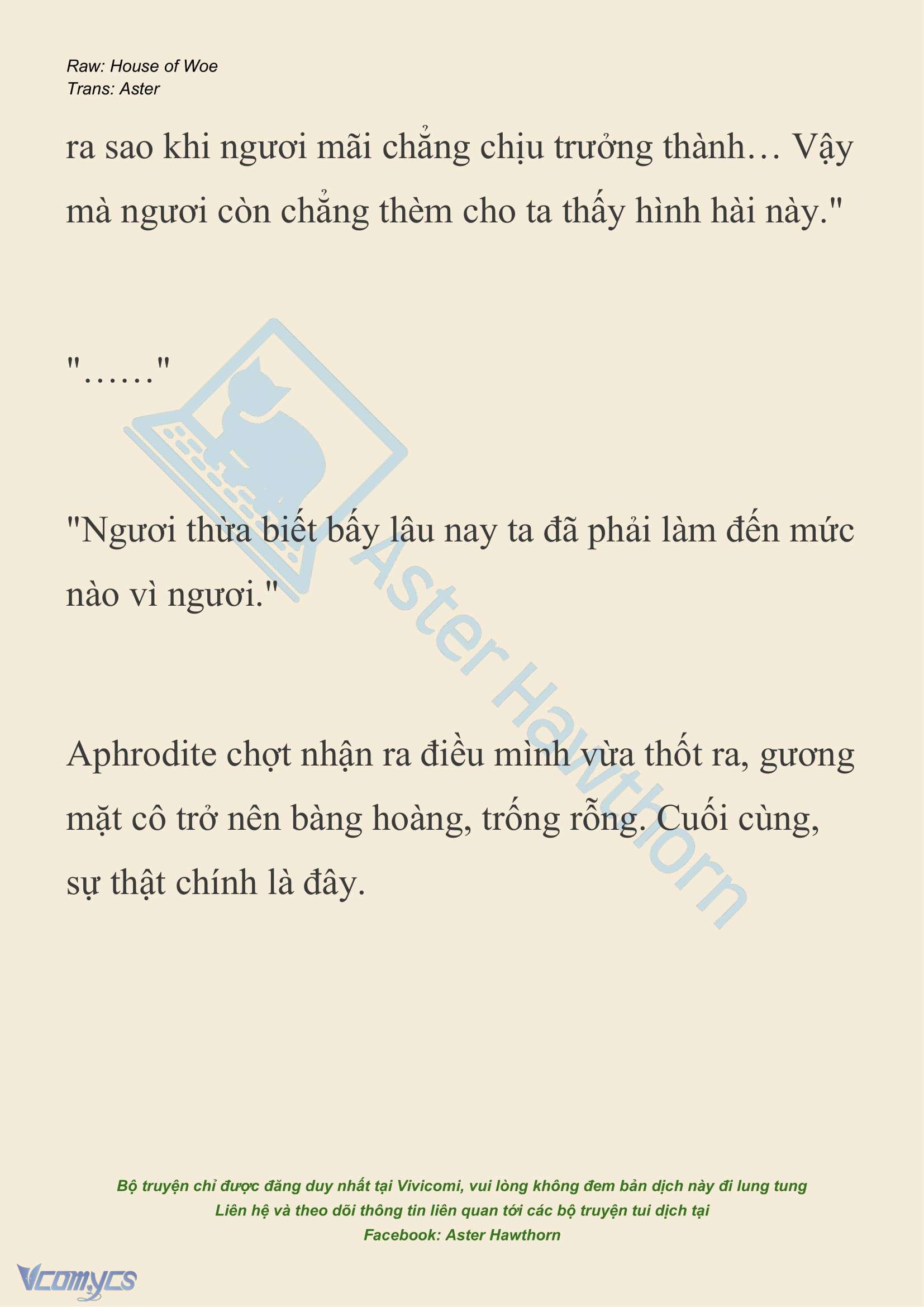 [NOVEL] Dành Cho Các Nữ Thần: Dành cho Psyche Chap 37 - Trang 2