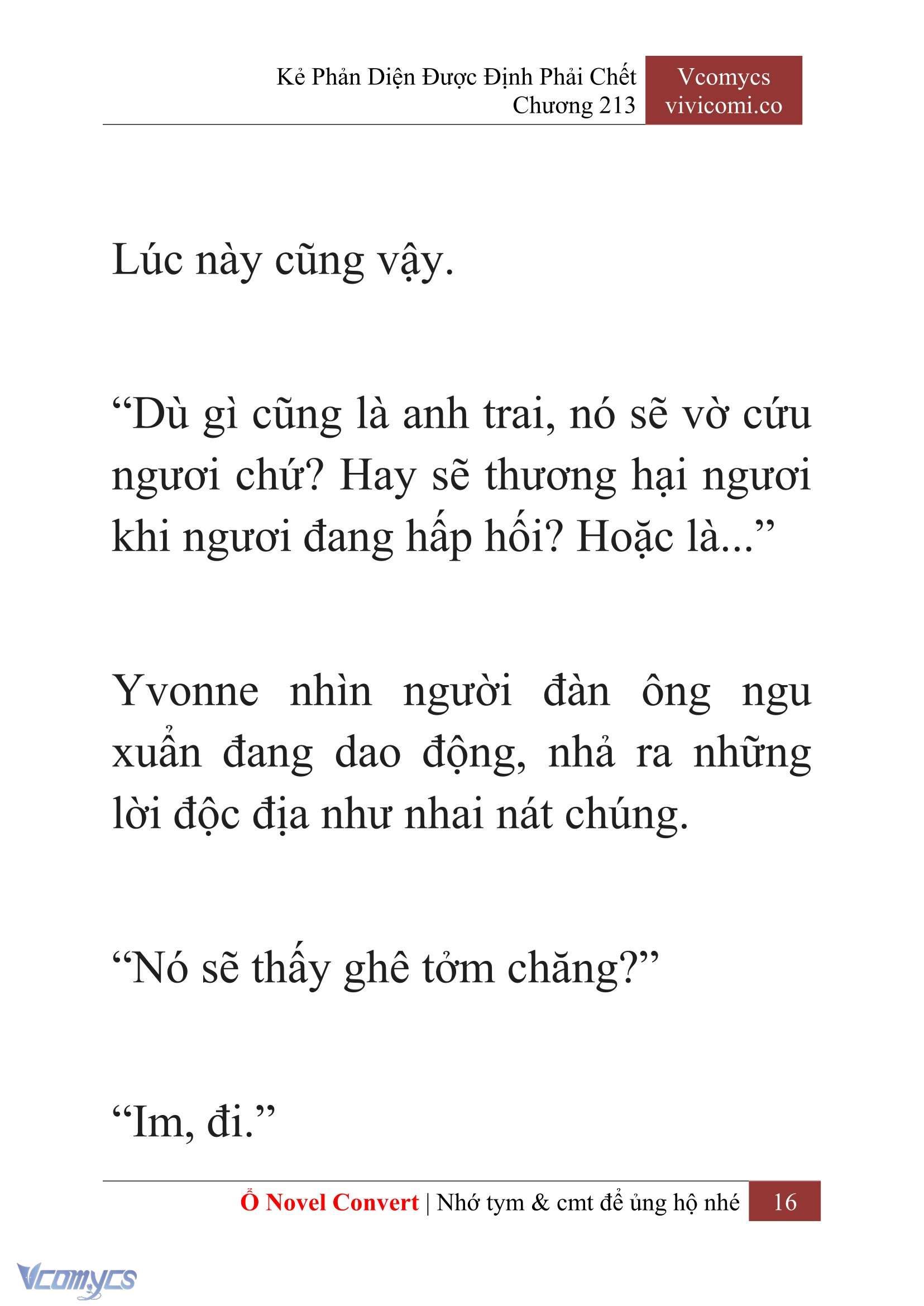 [Novel] Kẻ Phản Diện Được Định Phải Chết Chap 213 - Next Chap 214