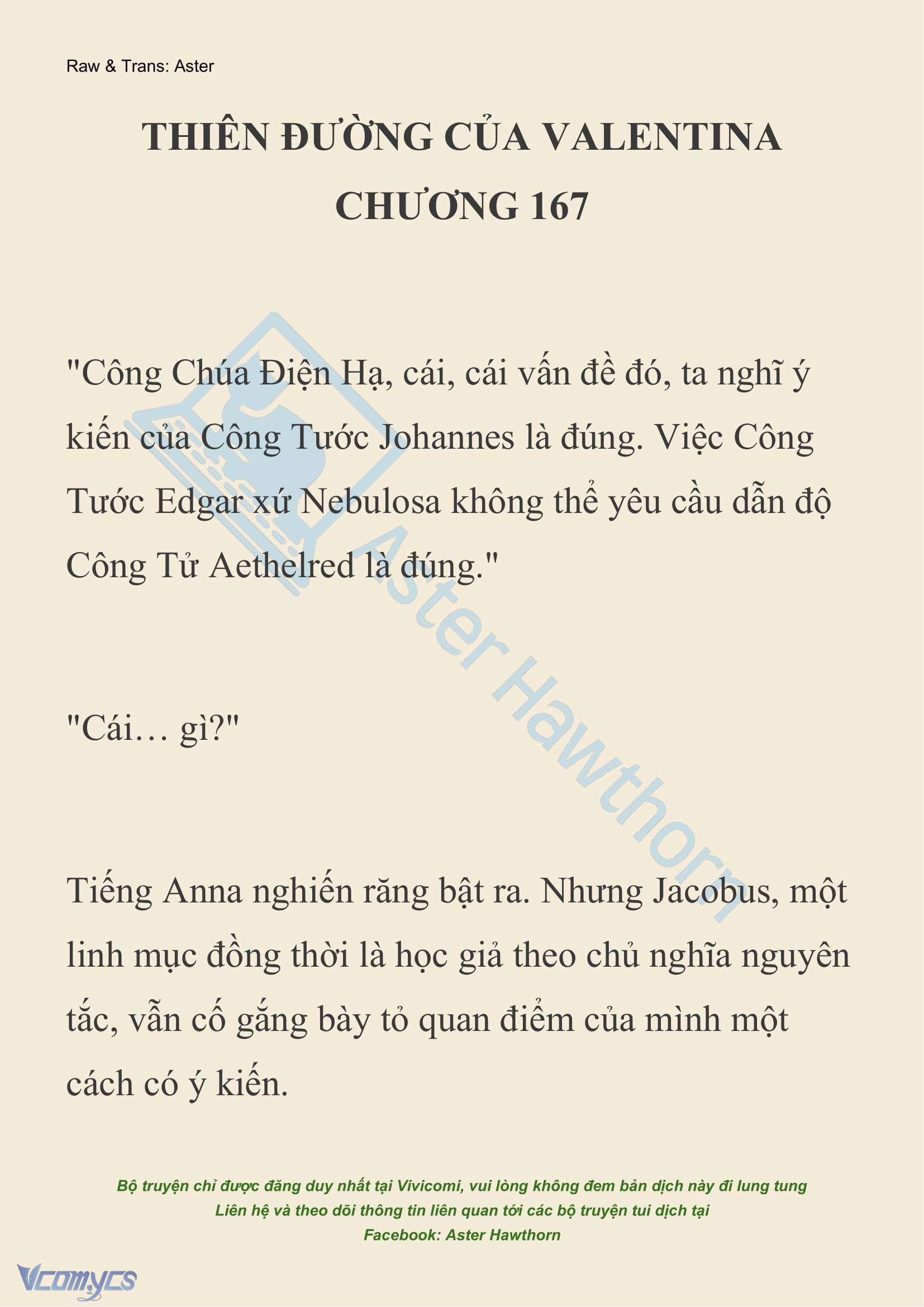 [NOVEL] Thiên Đường Của Valentina Chap 167 - Next Chap 168