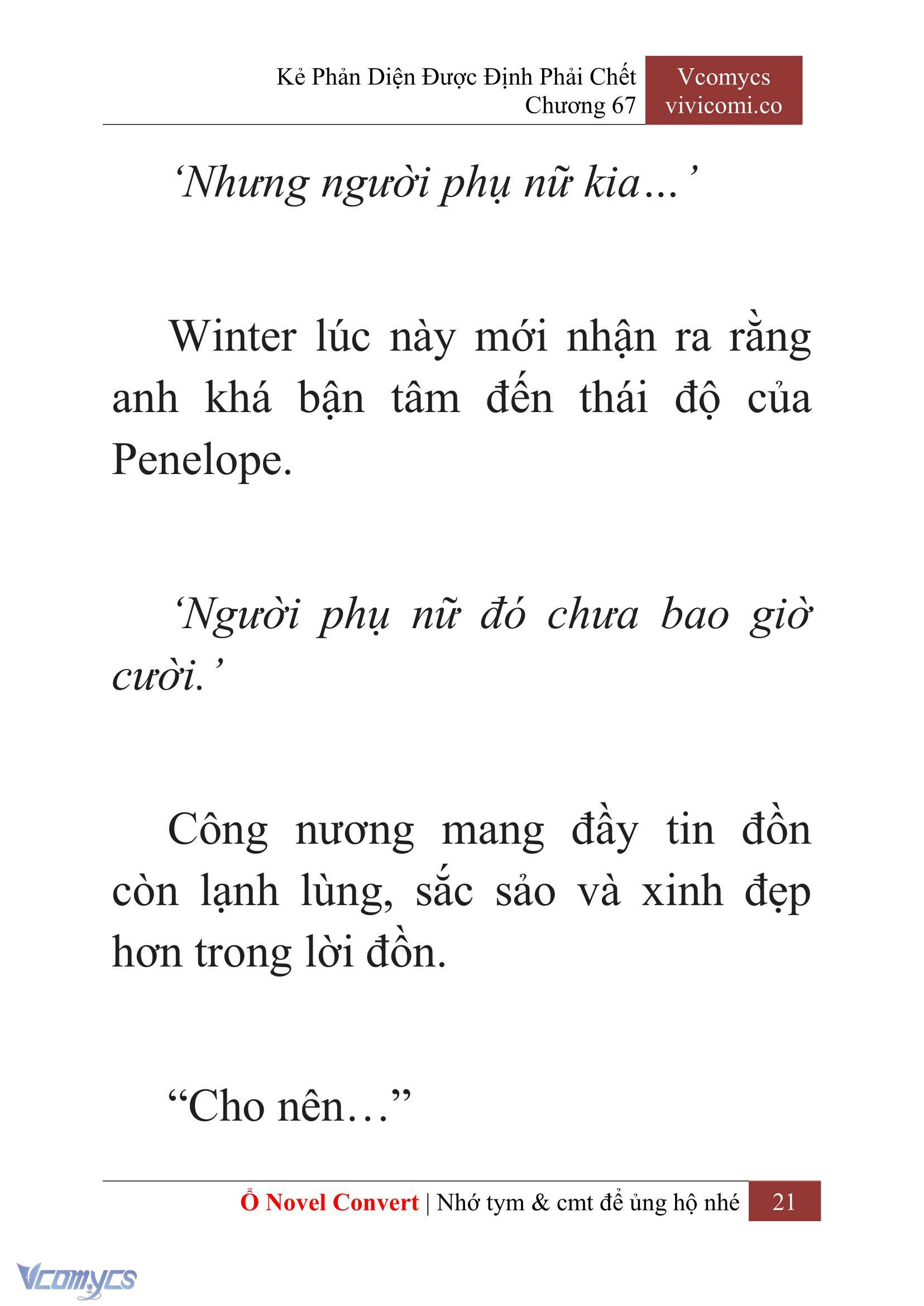 [Novel] Kẻ Phản Diện Được Định Phải Chết Chap 67 - Next Chap 68