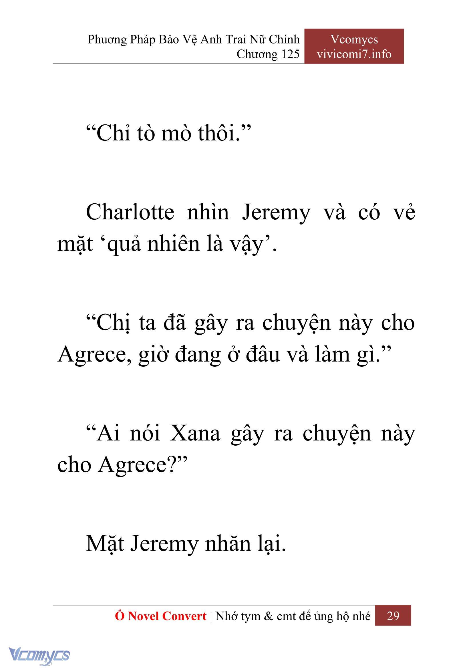 [Novel] Phương Pháp Bảo Vệ Anh Trai Nữ Chính Chap 125 - Trang 2