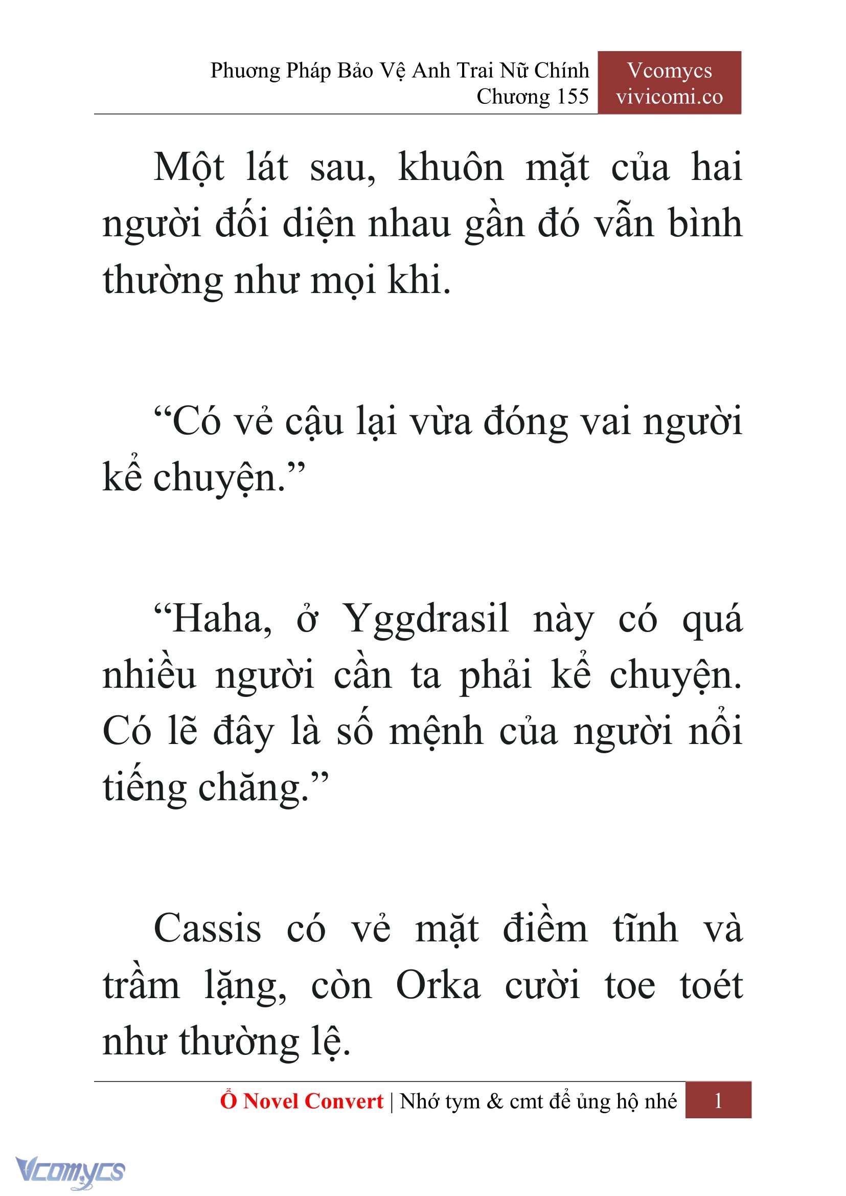 [Novel] Phương Pháp Bảo Vệ Anh Trai Nữ Chính Chap 155 - Trang 2