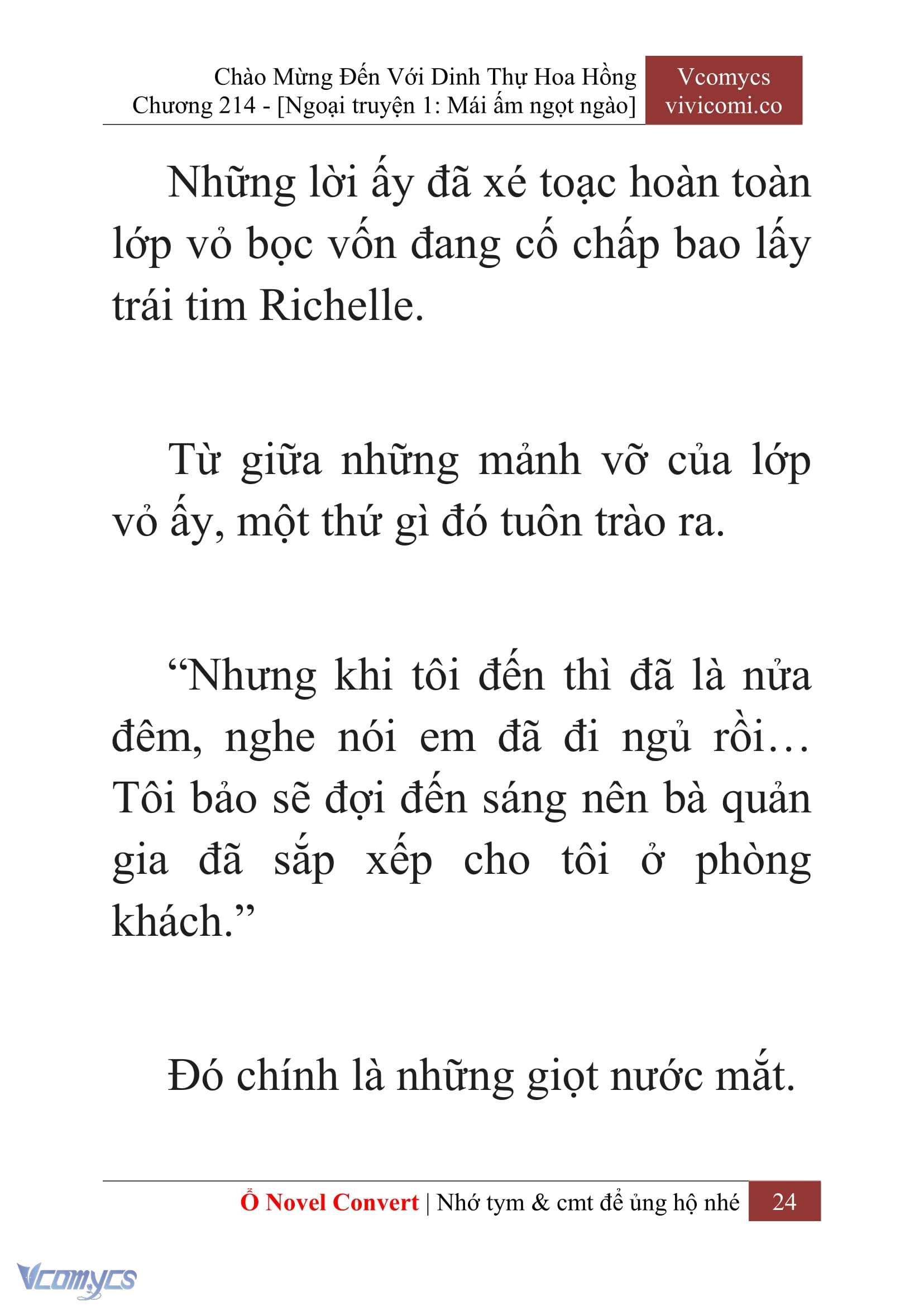 [Novel] Chào Mừng Đến Với Dinh Thự Hoa Hồng Chap 214 - Trang 2