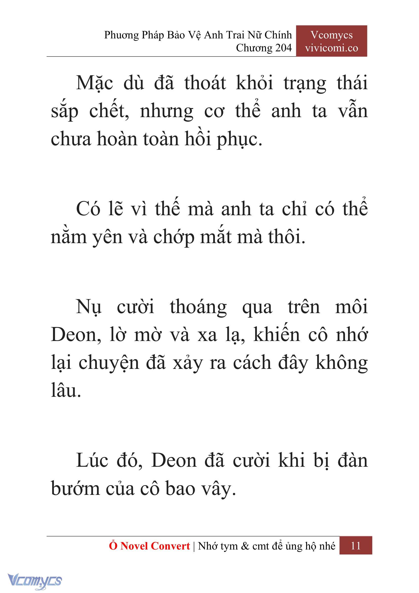[Novel] Phương Pháp Bảo Vệ Anh Trai Nữ Chính Chap 204 - Trang 2