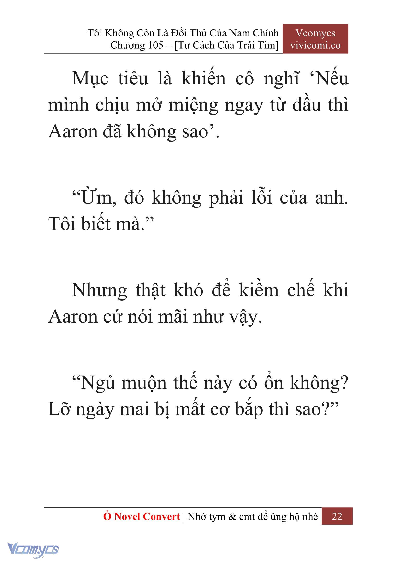 [Novel] Tôi Không Còn Là Đối Thủ Của Nam Chính Chap 105 - Trang 2