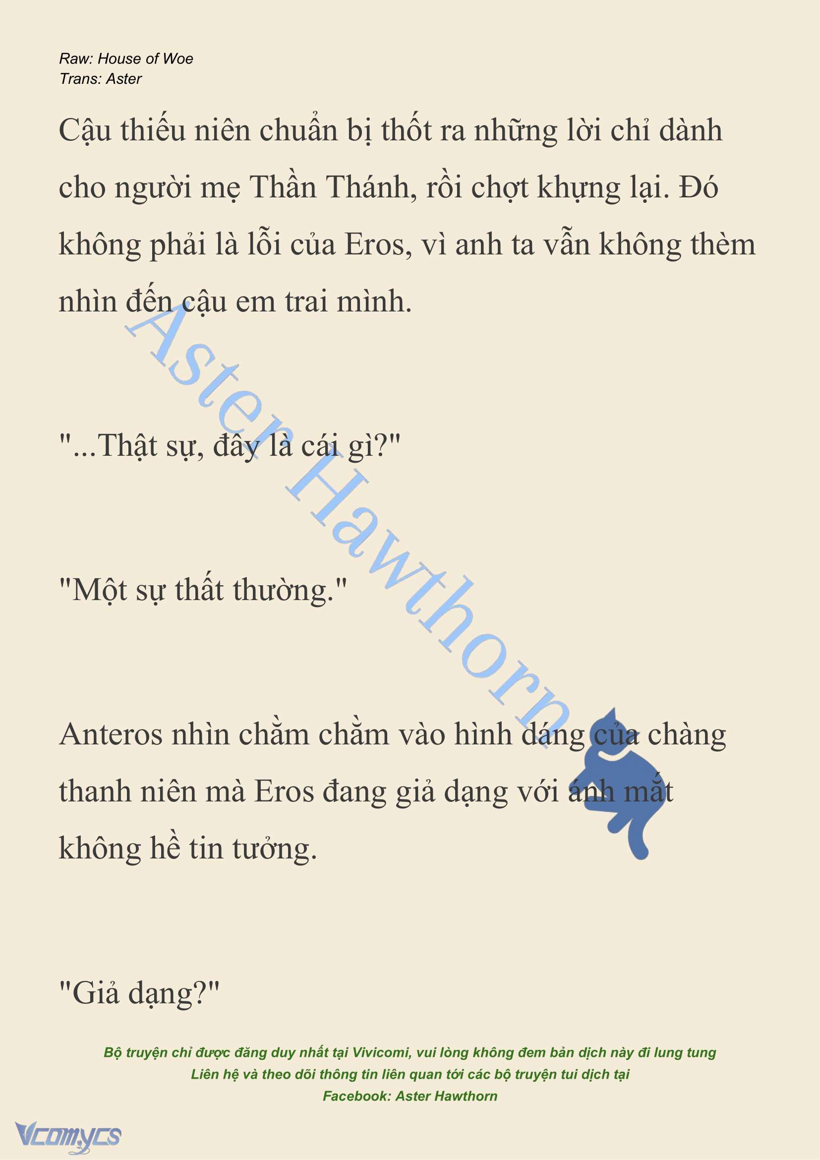 [NOVEL] Dành Cho Các Nữ Thần: Dành cho Psyche Chap 11 - Next Chap 12