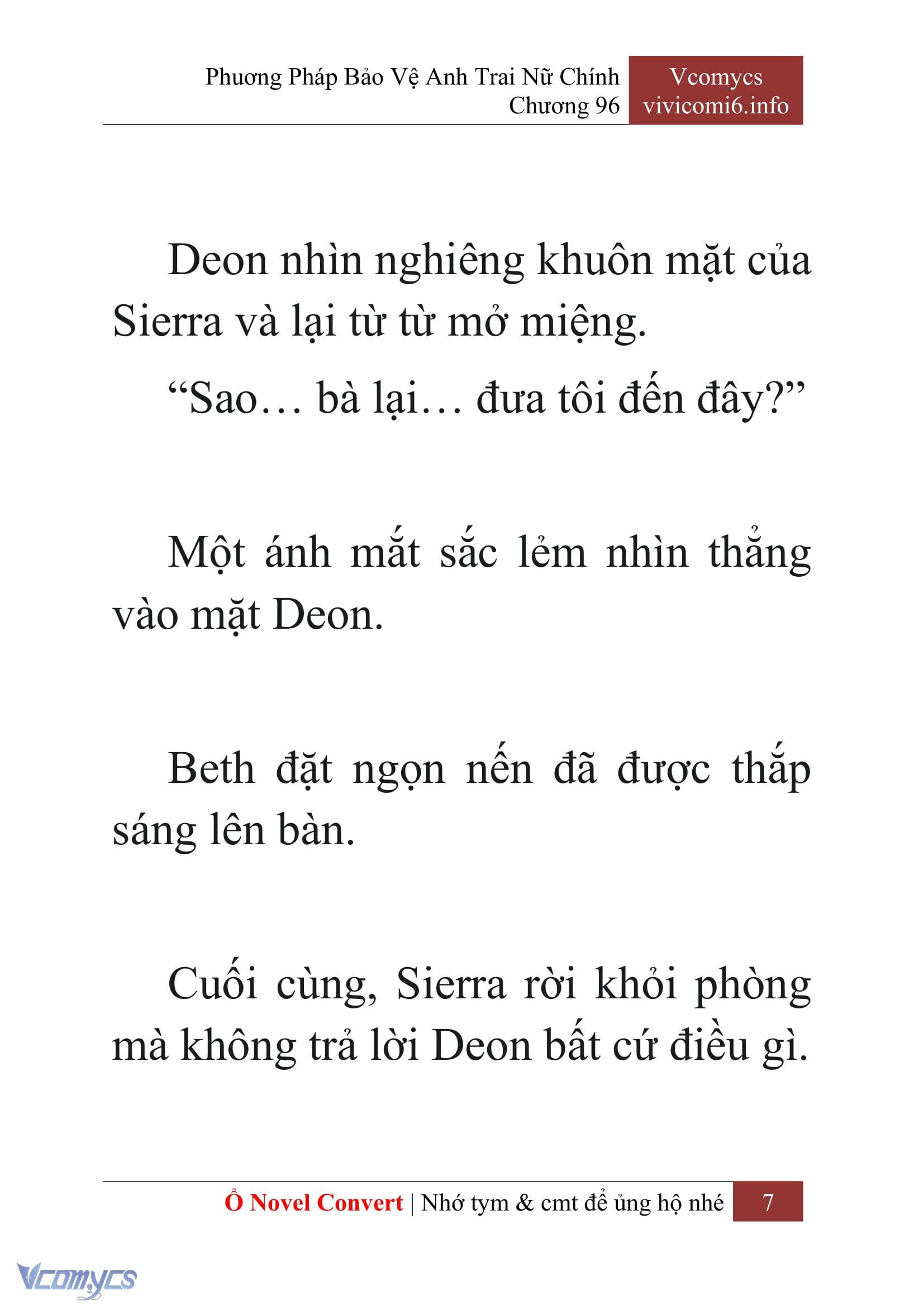 [Novel] Phương Pháp Bảo Vệ Anh Trai Nữ Chính Chap 96 - Trang 2