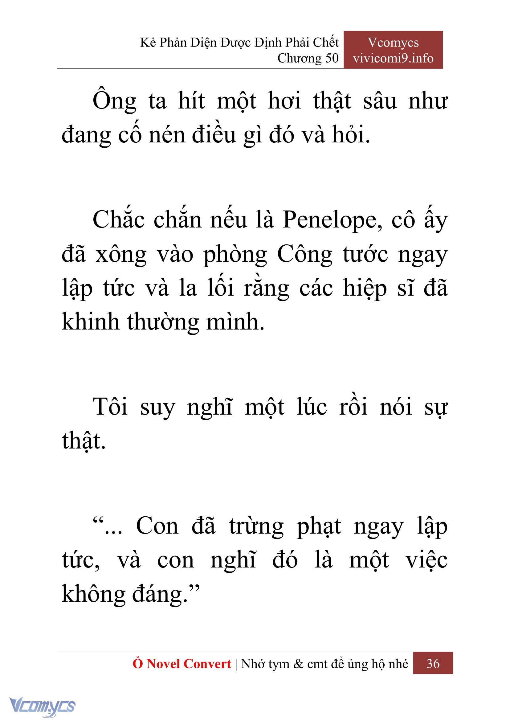 [Novel] Kẻ Phản Diện Được Định Phải Chết Chap 50 - Trang 2