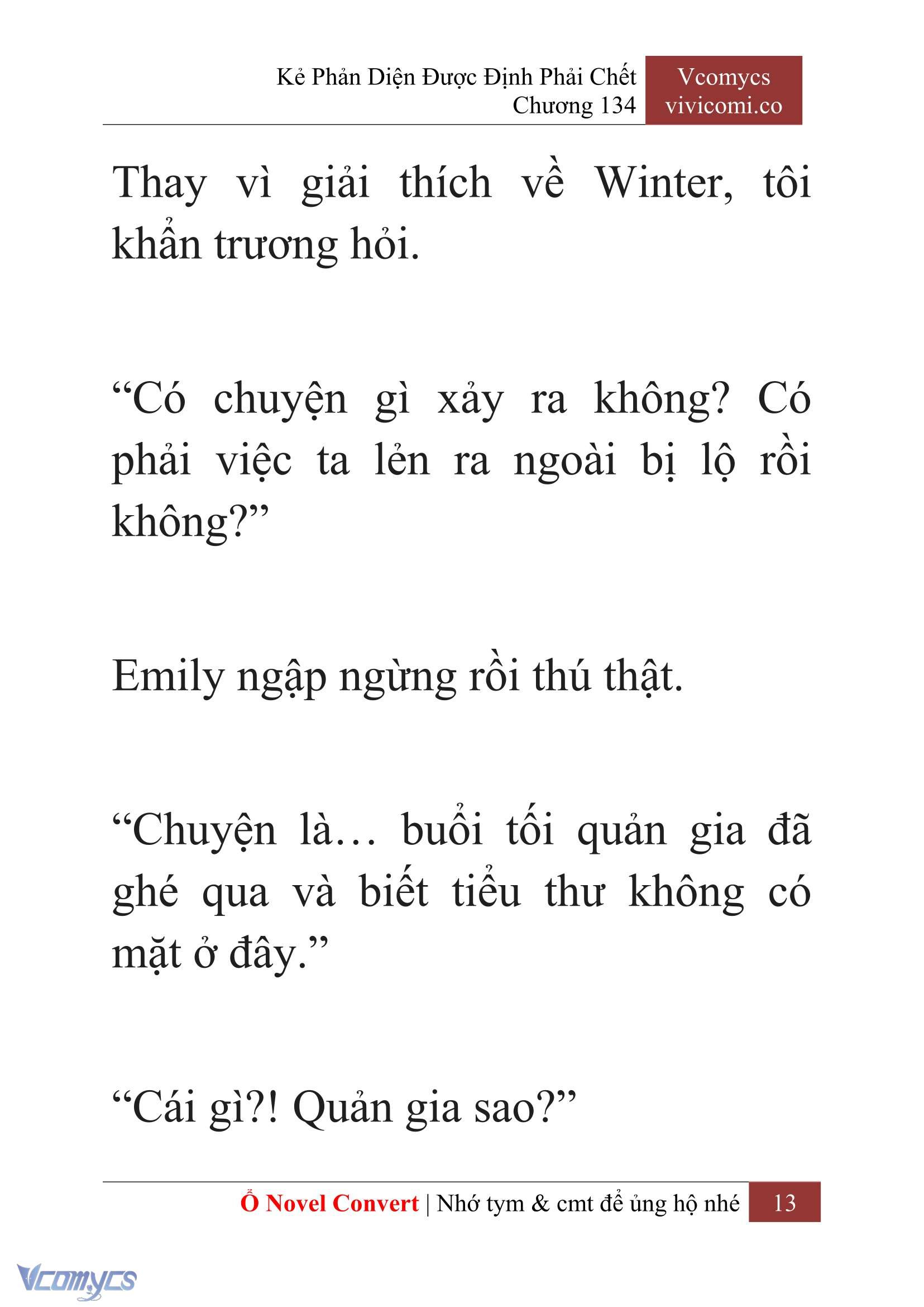 [Novel] Kẻ Phản Diện Được Định Phải Chết Chap 134 - Trang 2