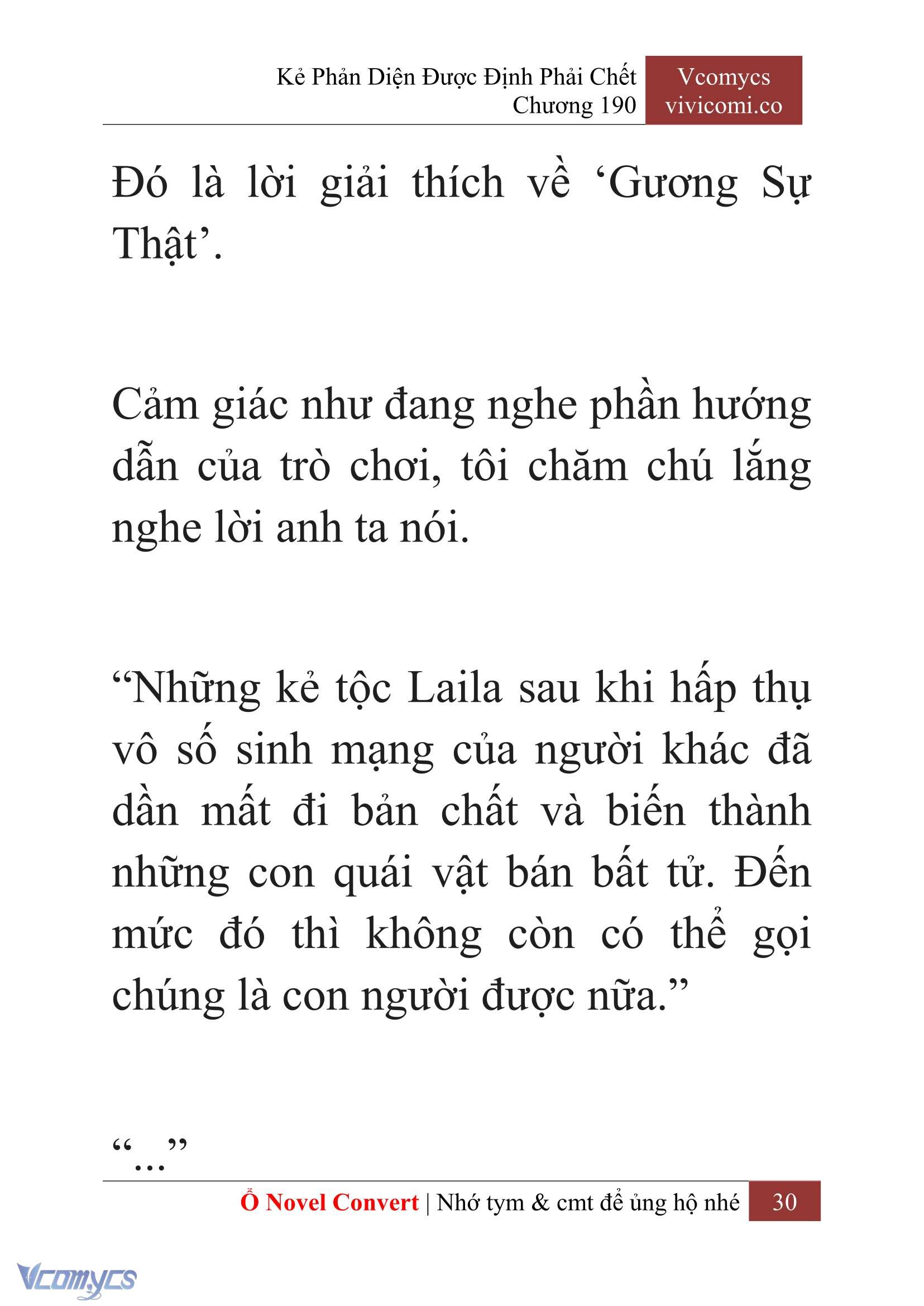 [Novel] Kẻ Phản Diện Được Định Phải Chết Chap 190 - Trang 2