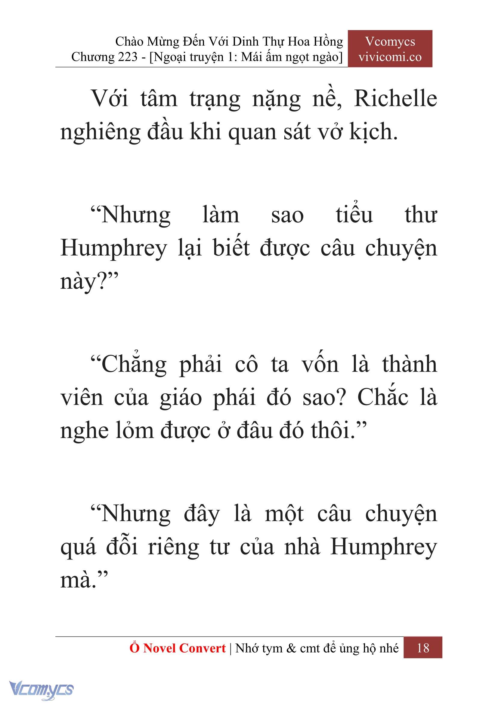 [Novel] Chào Mừng Đến Với Dinh Thự Hoa Hồng Chap 223 - Trang 2