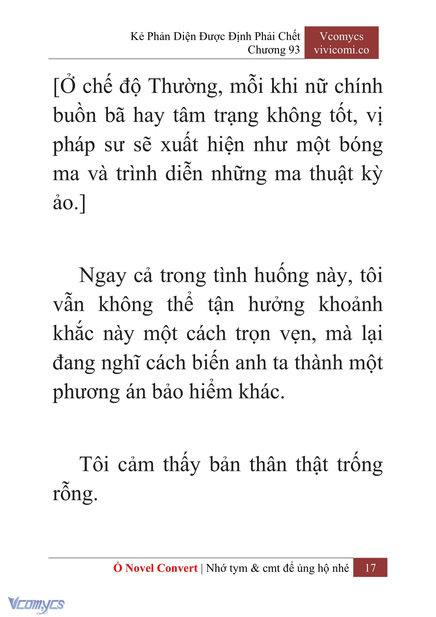[Novel] Kẻ Phản Diện Được Định Phải Chết Chap 93 - Next Chap 94