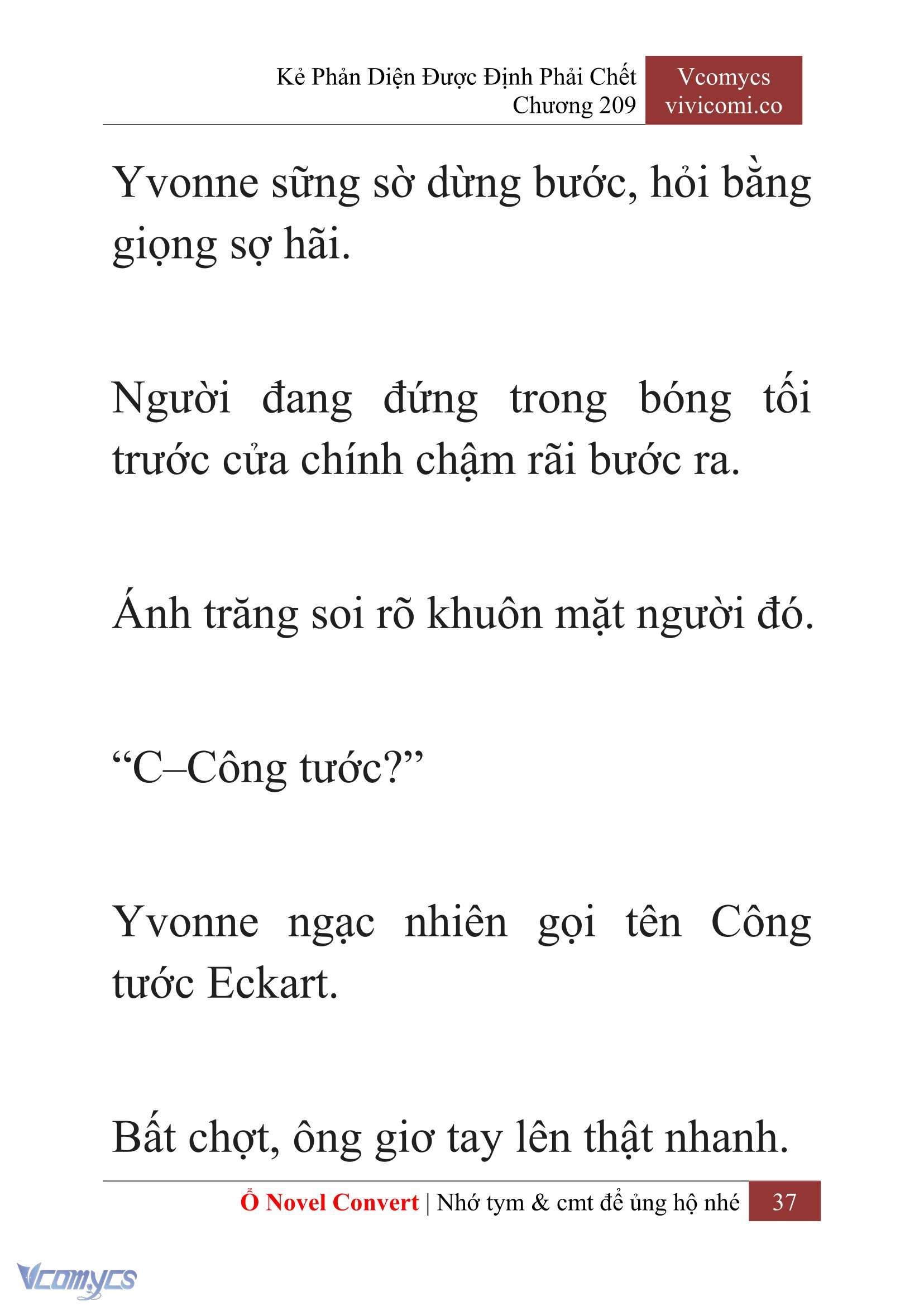 [Novel] Kẻ Phản Diện Được Định Phải Chết Chap 209 - Next Chap 210