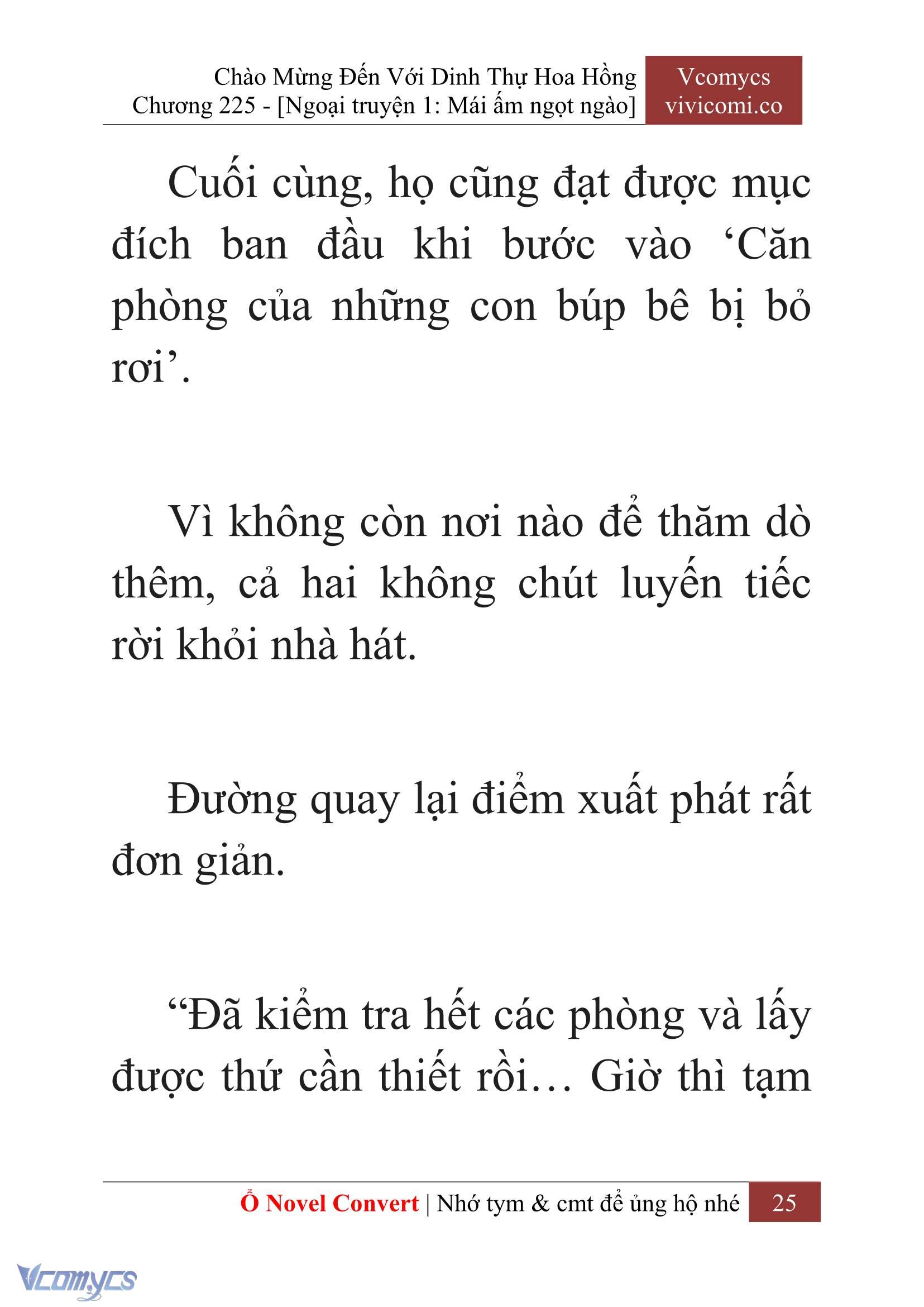 [Novel] Chào Mừng Đến Với Dinh Thự Hoa Hồng Chap 225 - Trang 2