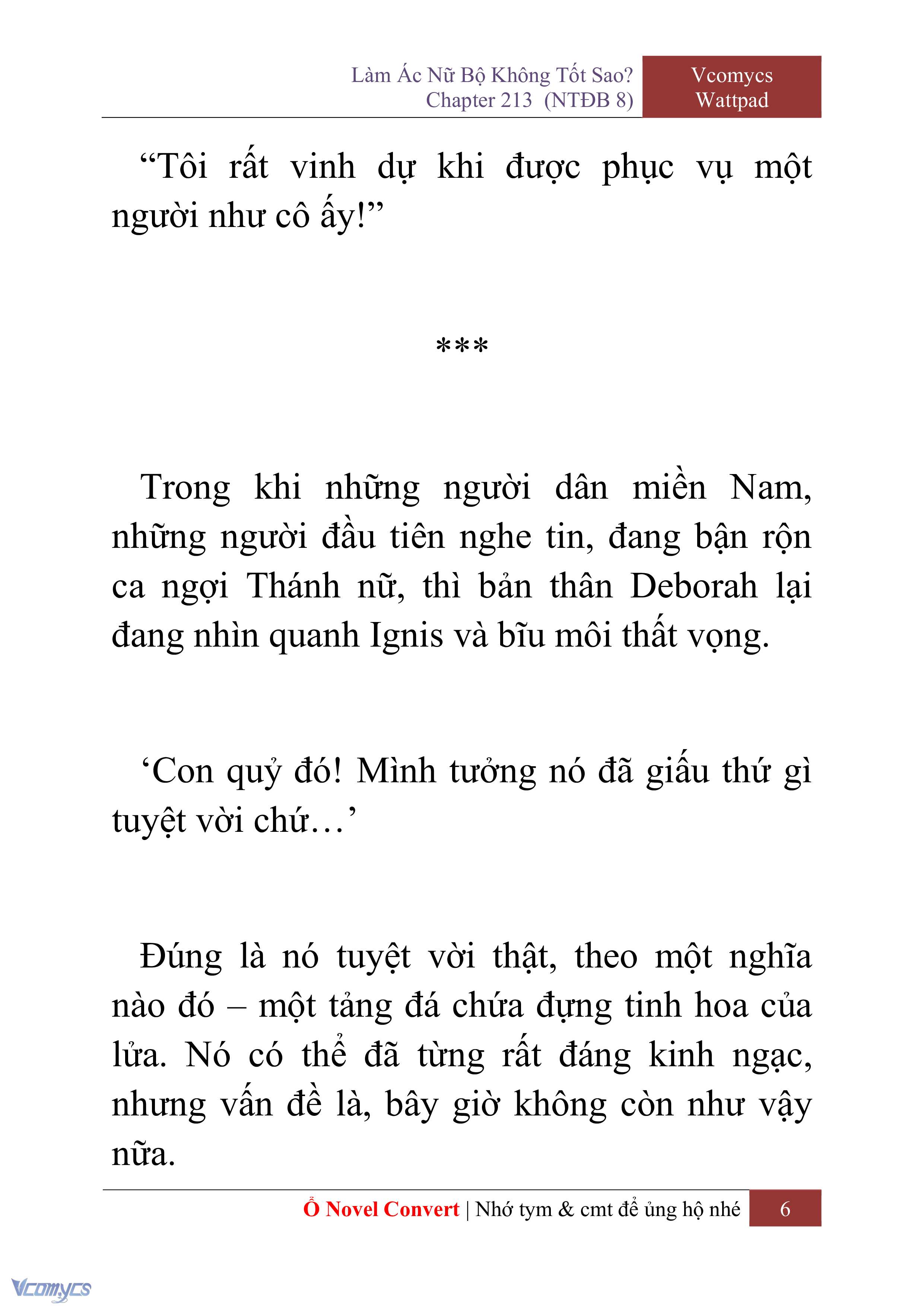 [Novel] Làm Ác Nữ Bộ Không Tốt Sao? Chap 213 - Trang 2