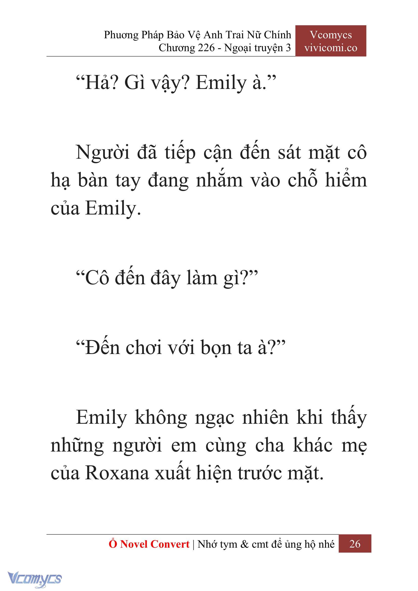 [Novel] Phương Pháp Bảo Vệ Anh Trai Nữ Chính Chap 226 - Trang 2