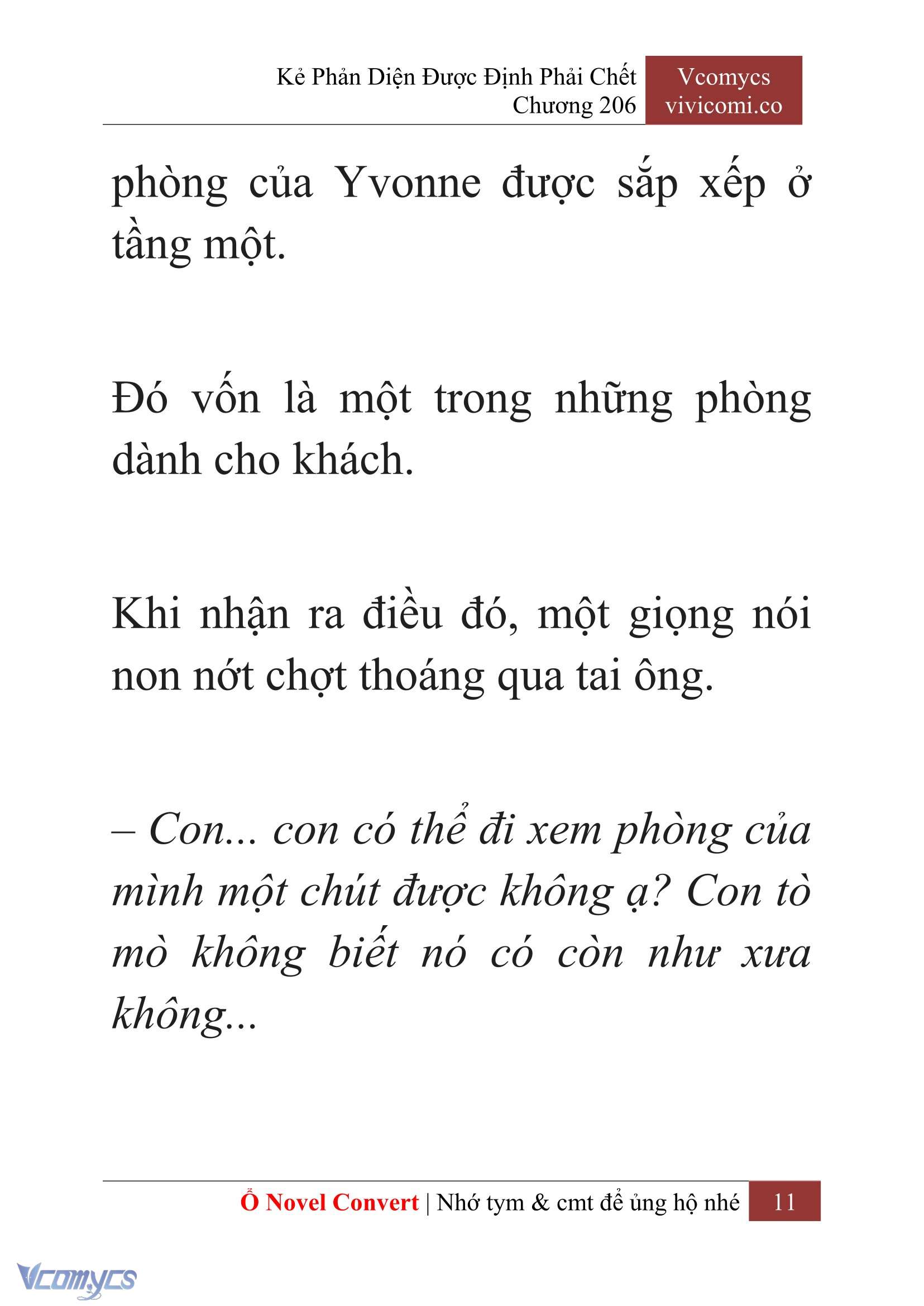[Novel] Kẻ Phản Diện Được Định Phải Chết Chap 206 - Next Chap 207