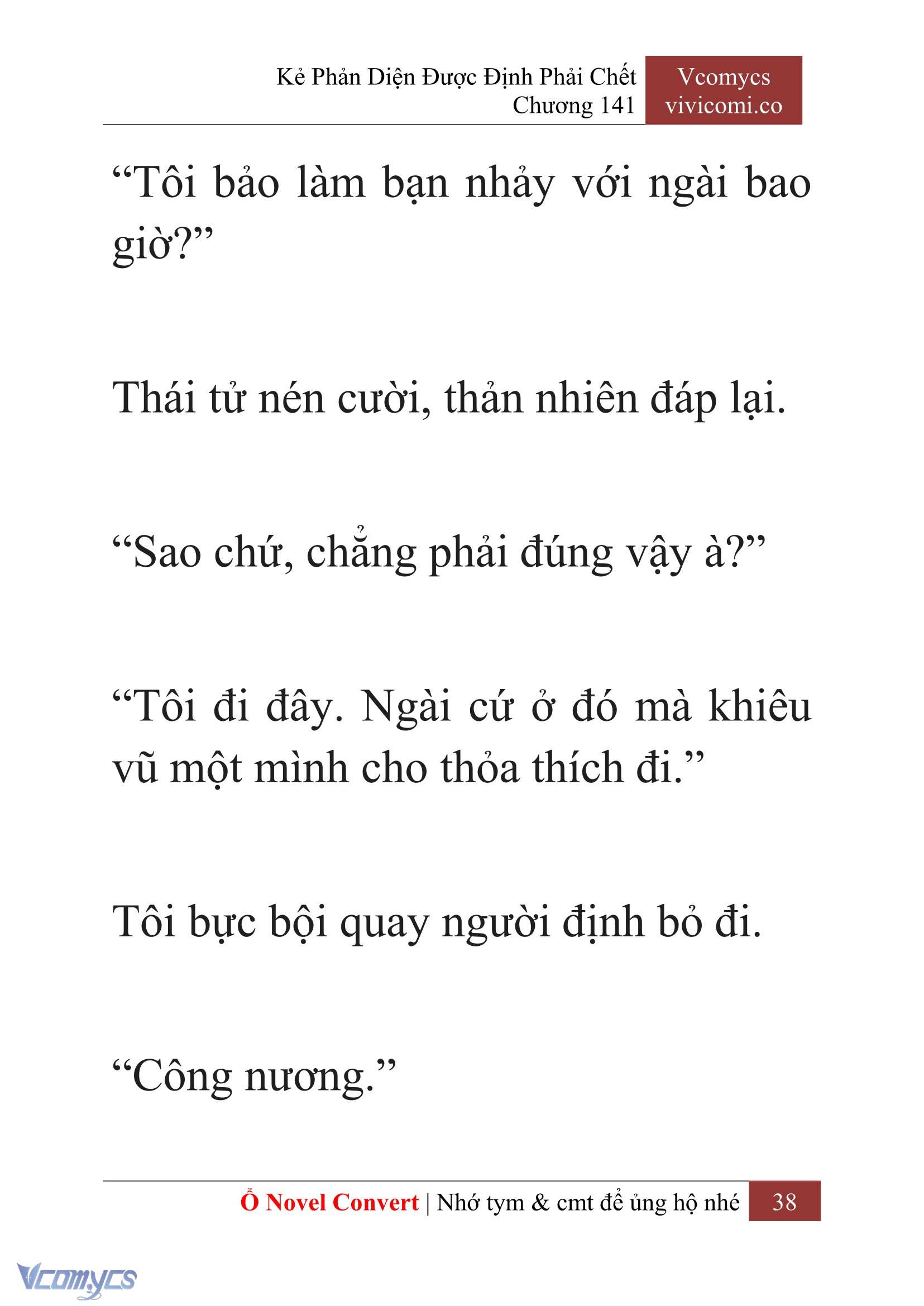 [Novel] Kẻ Phản Diện Được Định Phải Chết Chap 141 - Trang 2
