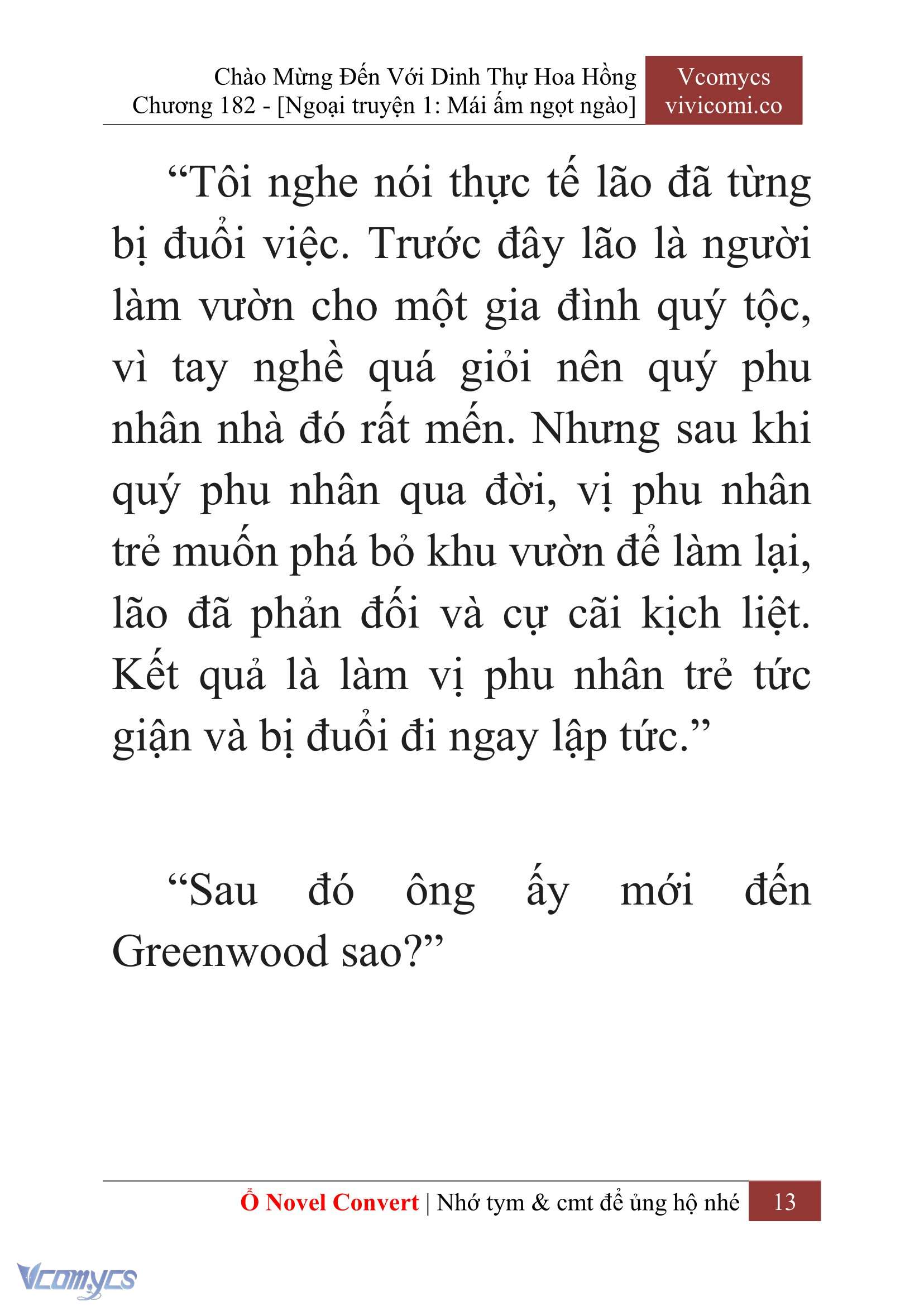 [Novel] Chào Mừng Đến Với Dinh Thự Hoa Hồng Chap 182 - Trang 2