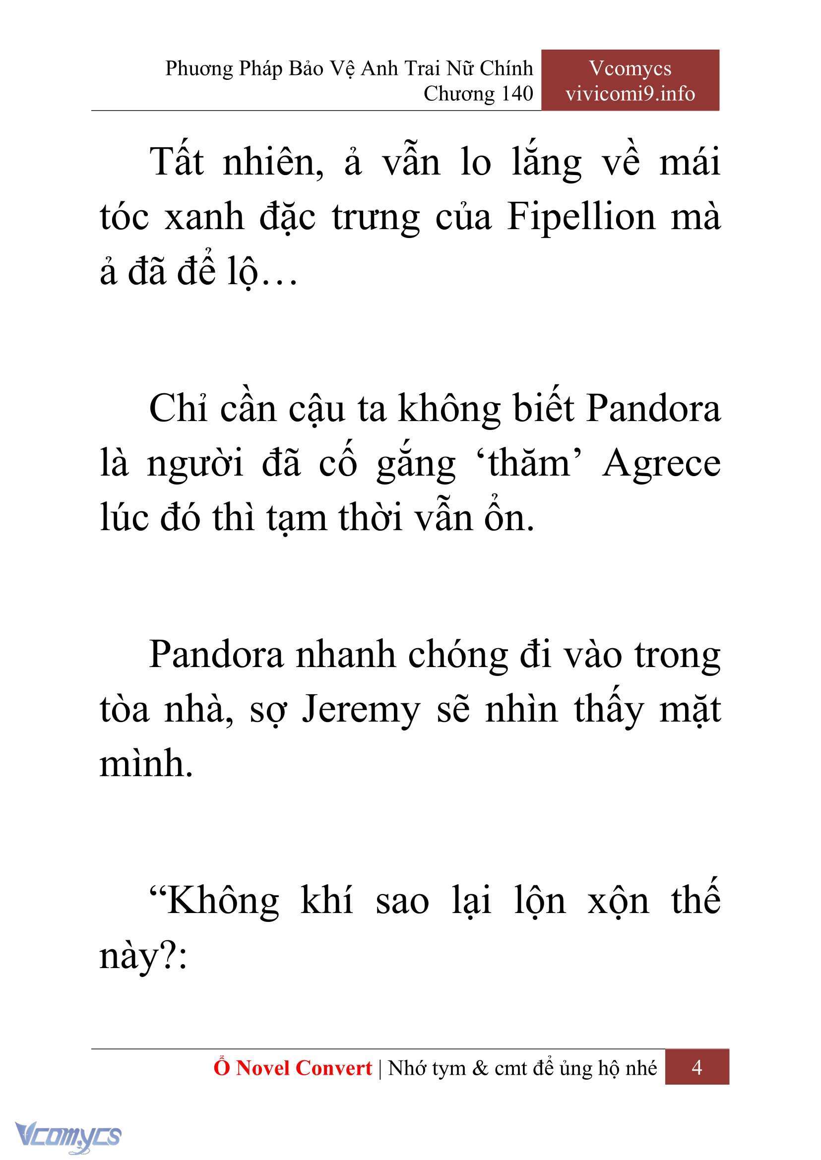 [Novel] Phương Pháp Bảo Vệ Anh Trai Nữ Chính Chap 140 - Trang 2