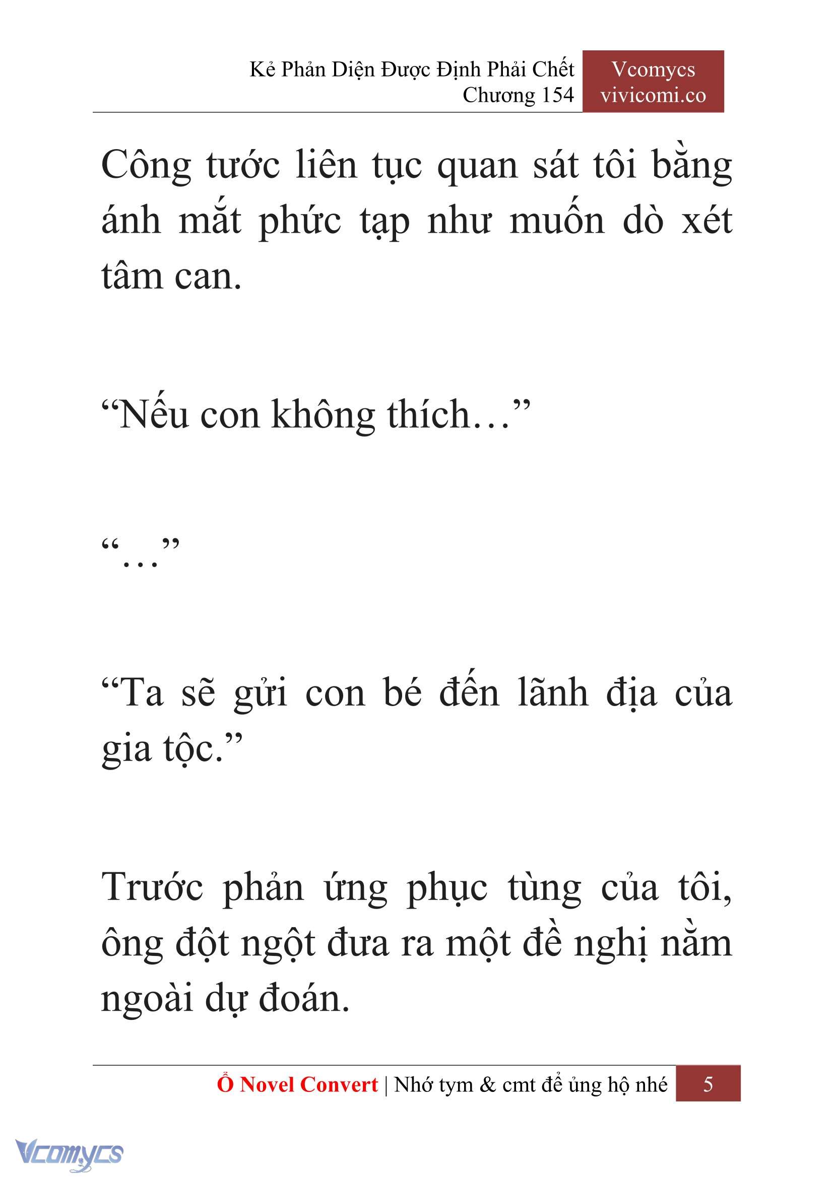 [Novel] Kẻ Phản Diện Được Định Phải Chết Chap 154 - Trang 2