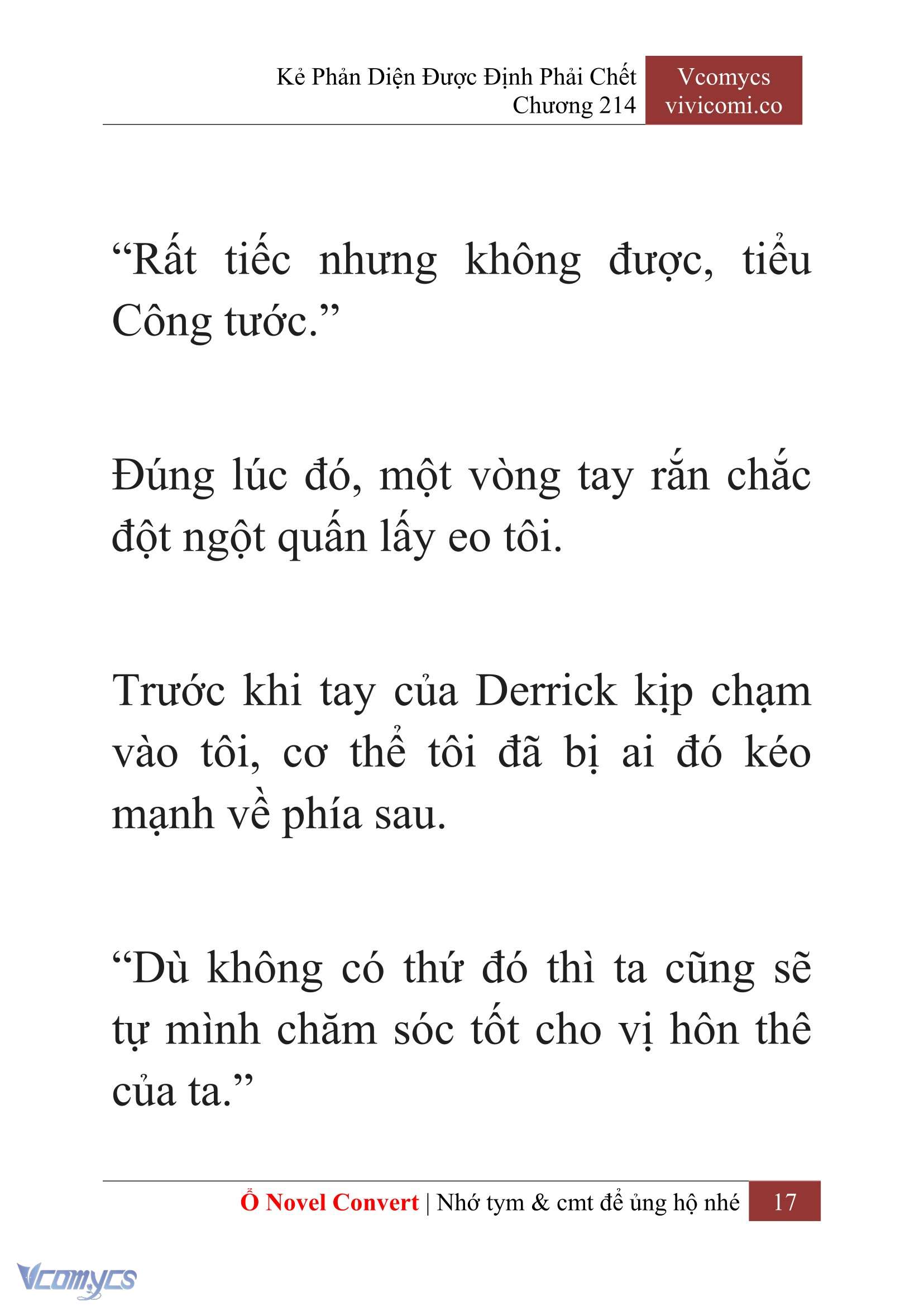 [Novel] Kẻ Phản Diện Được Định Phải Chết Chap 214 - Next Chap 215