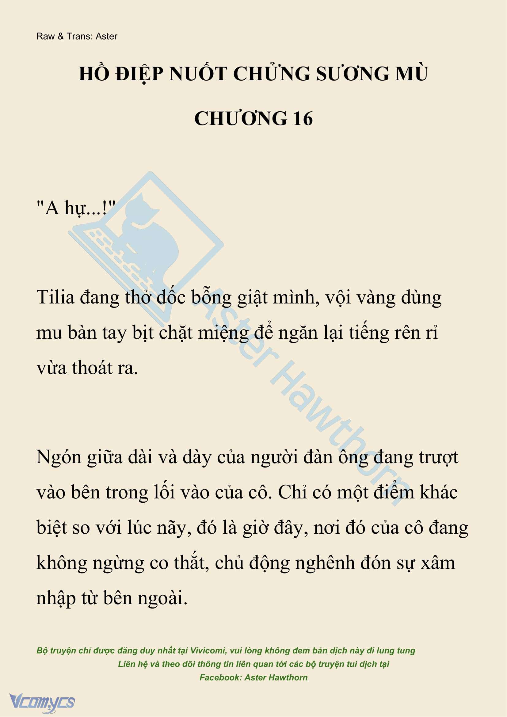 [NOVEL] Hồ Điệp Nuốt Chửng Sương Mù Chap 16 - Trang 2