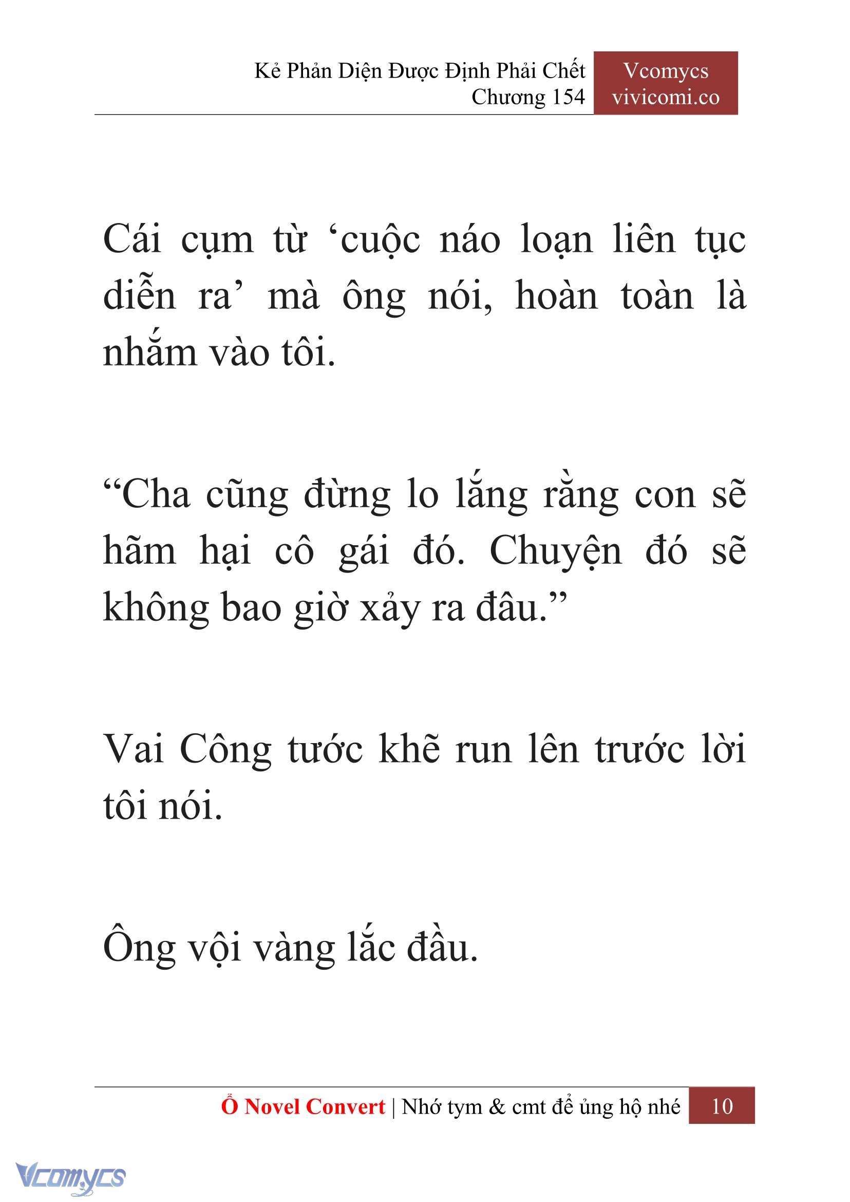 [Novel] Kẻ Phản Diện Được Định Phải Chết Chap 154 - Trang 2