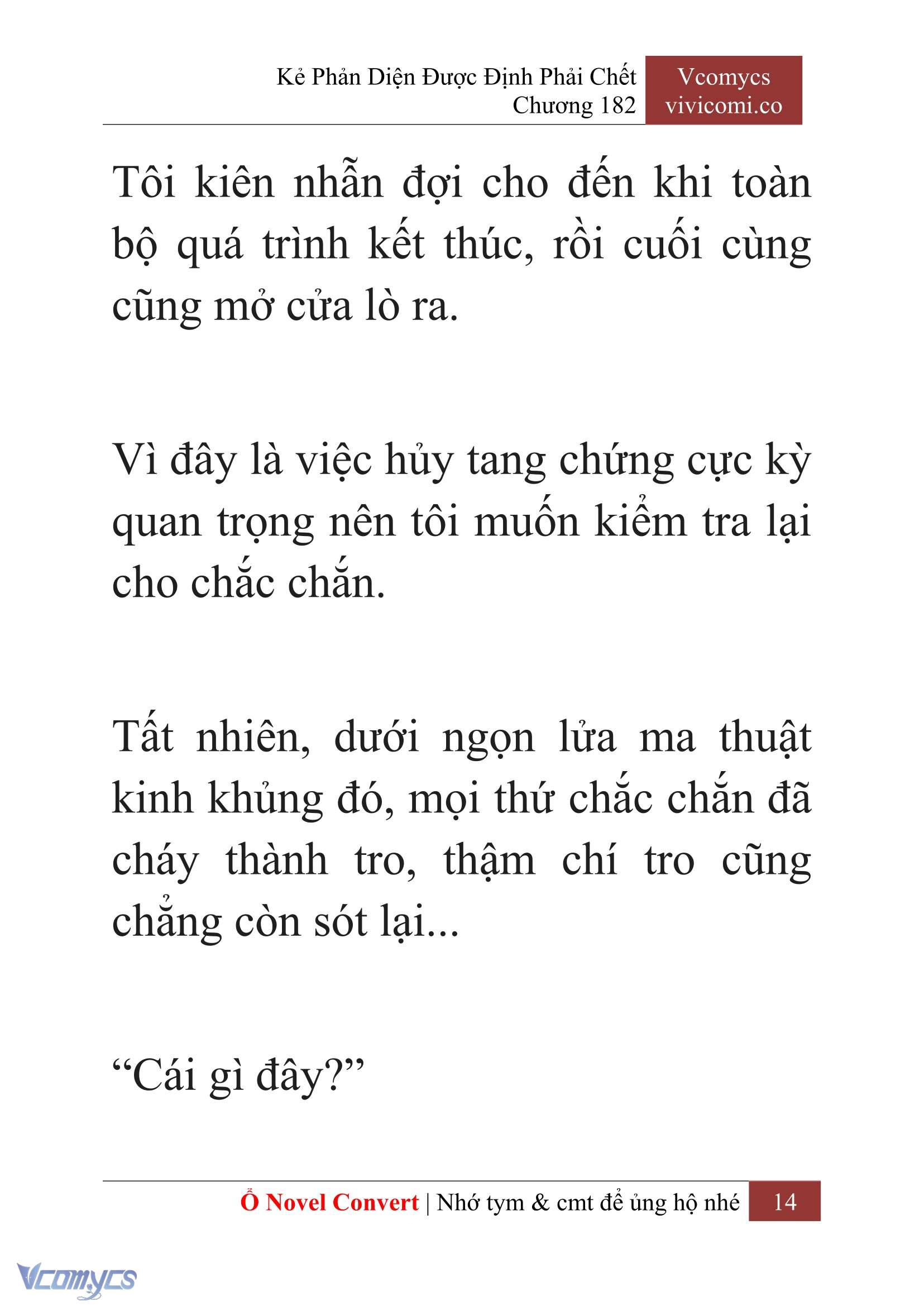 [Novel] Kẻ Phản Diện Được Định Phải Chết Chap 182 - Trang 2