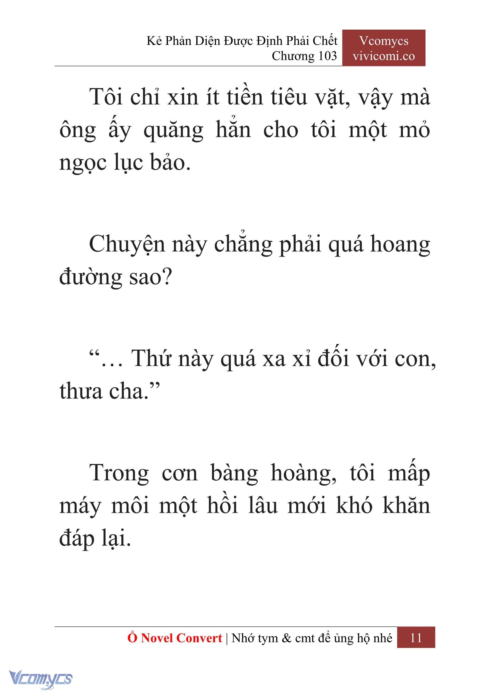 [Novel] Kẻ Phản Diện Được Định Phải Chết Chap 103 - Next Chap 104
