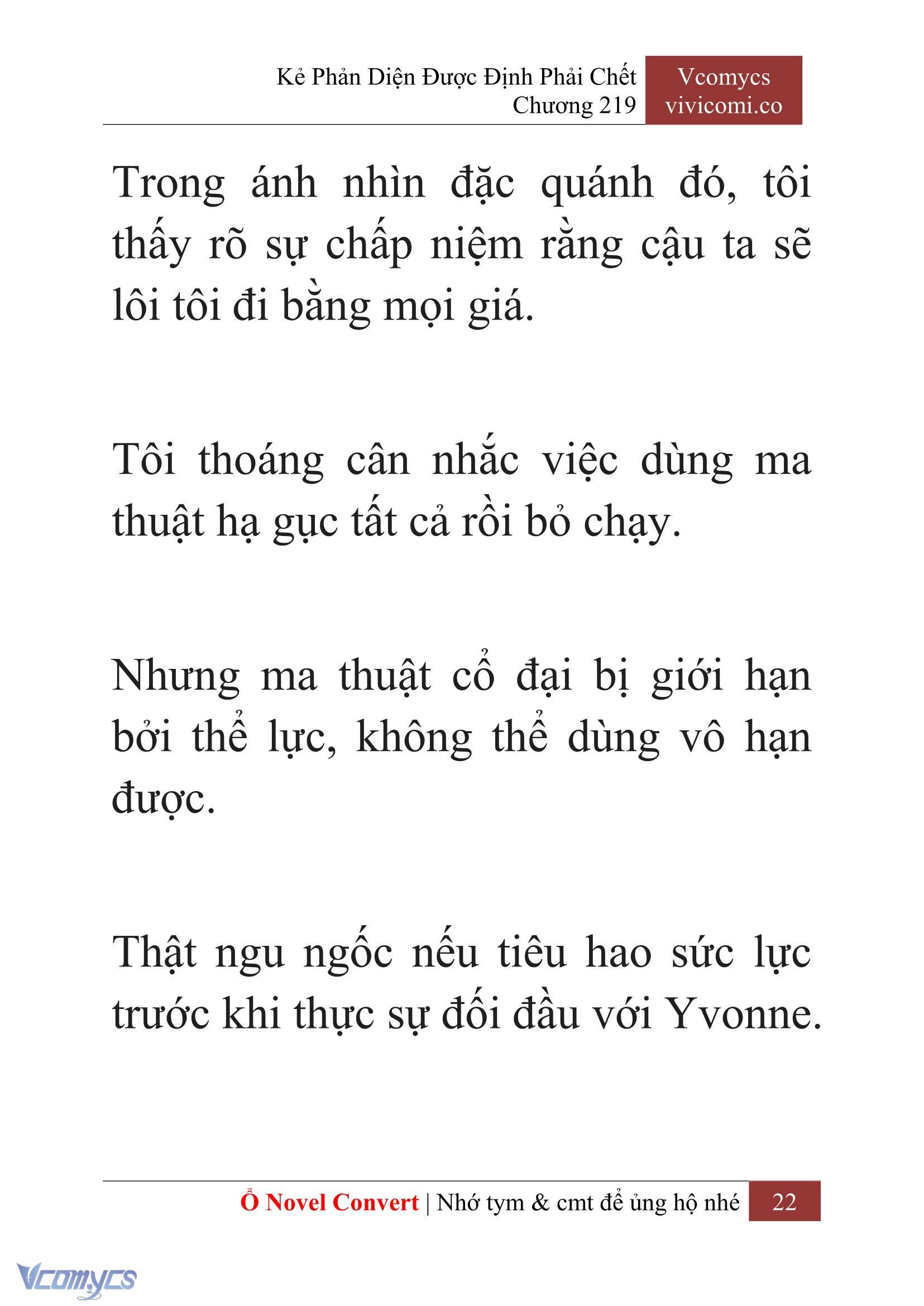 [Novel] Kẻ Phản Diện Được Định Phải Chết Chap 219 - Next Chap 220