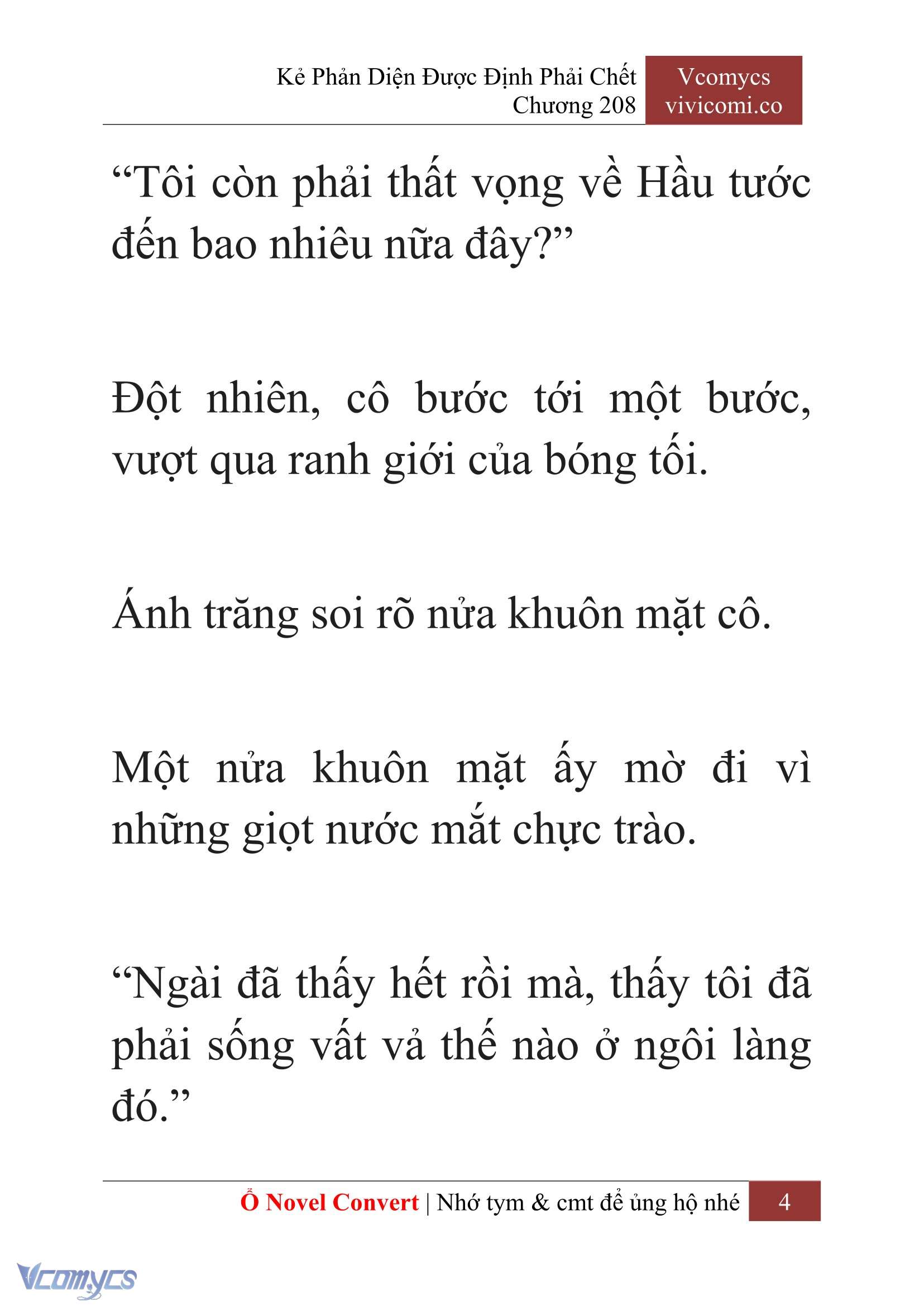 [Novel] Kẻ Phản Diện Được Định Phải Chết Chap 208 - Next Chap 209