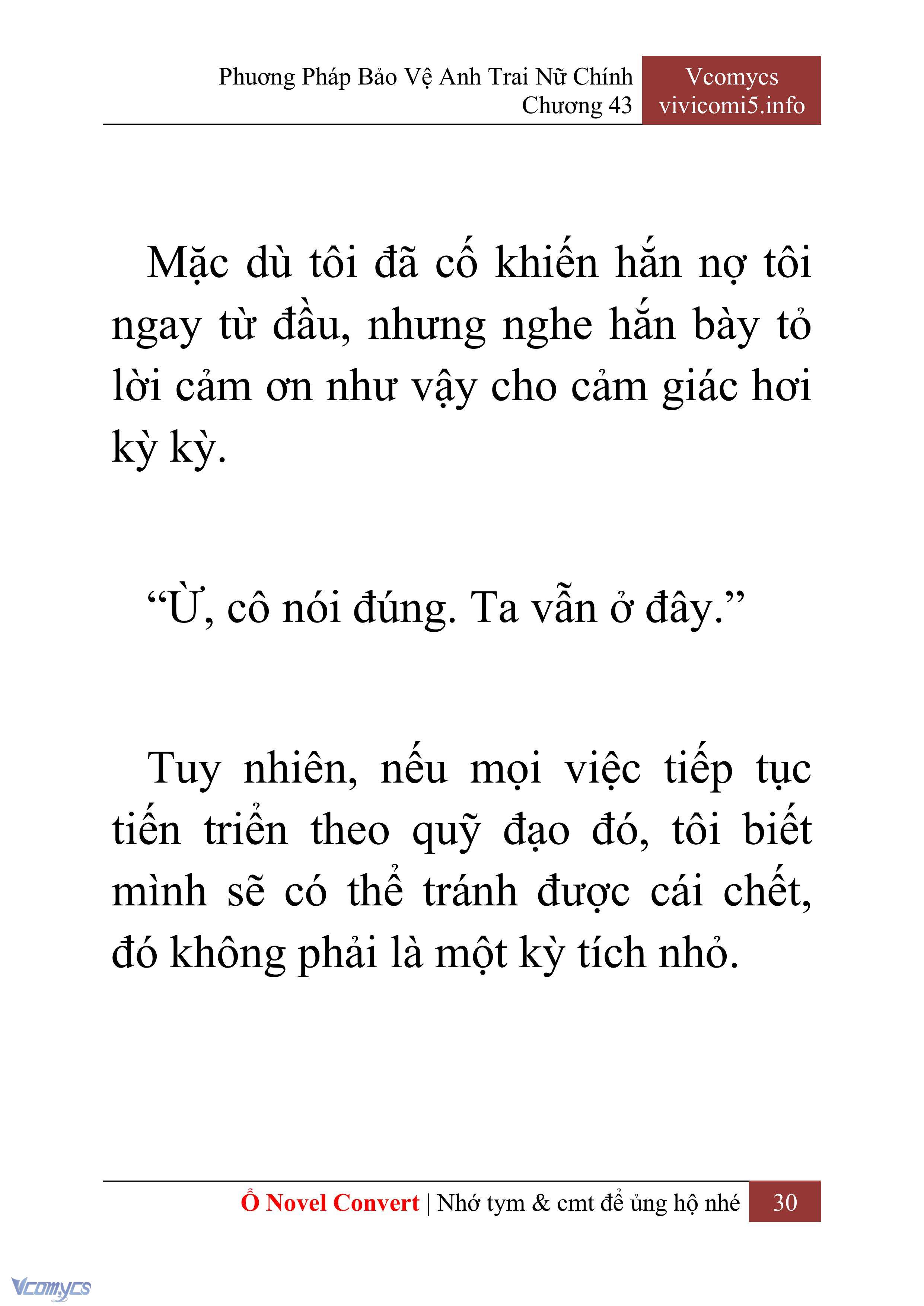 [Novel] Phương Pháp Bảo Vệ Anh Trai Nữ Chính Chap 43 - Trang 2