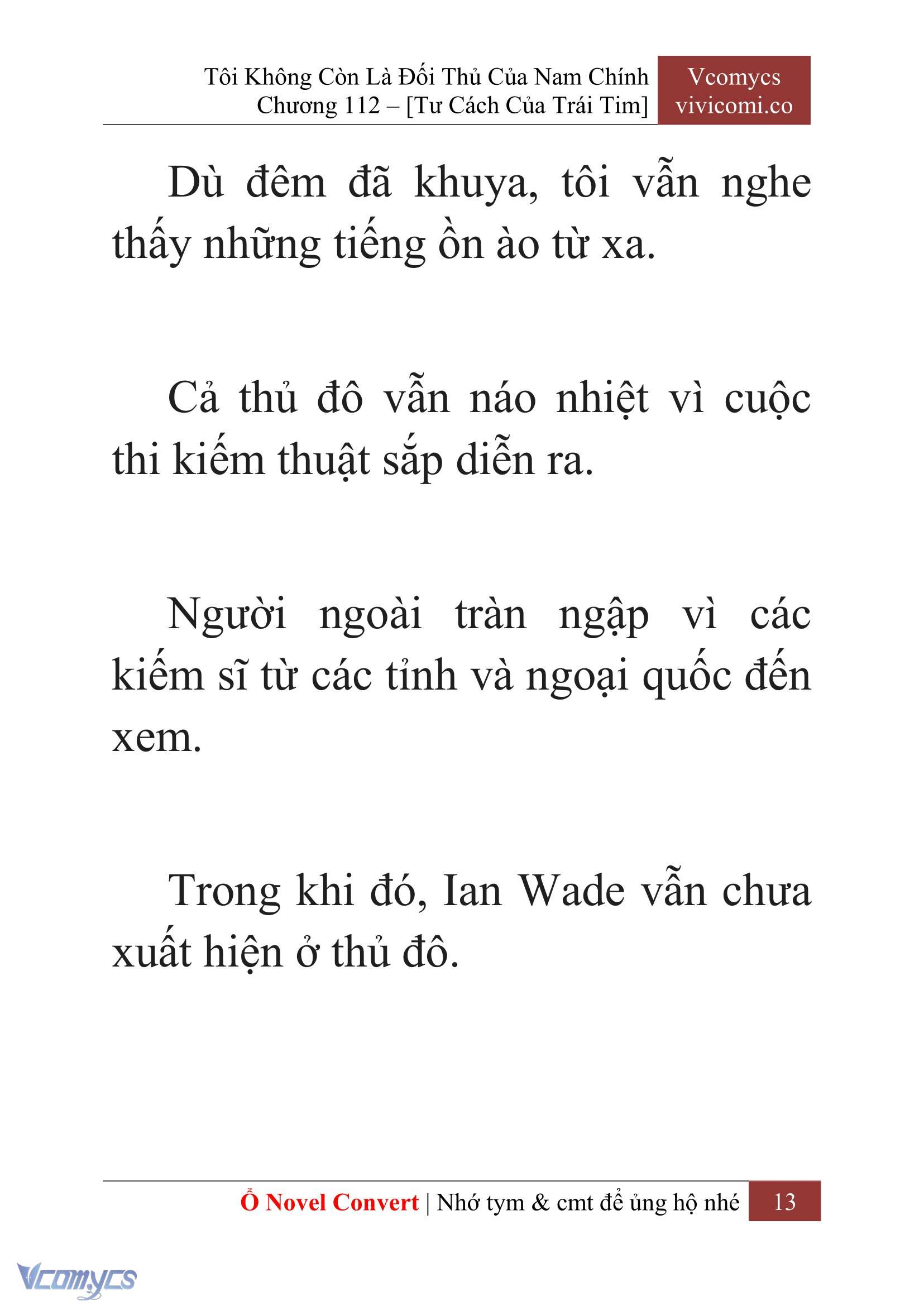 [Novel] Tôi Không Còn Là Đối Thủ Của Nam Chính Chap 112 - Trang 2