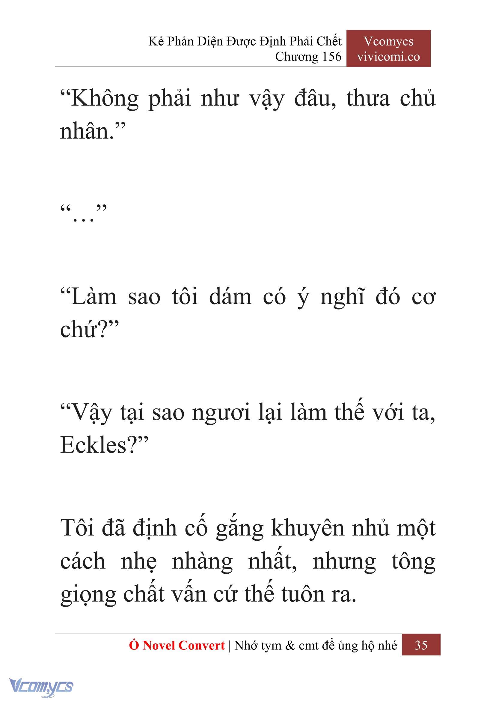 [Novel] Kẻ Phản Diện Được Định Phải Chết Chap 156 - Trang 2