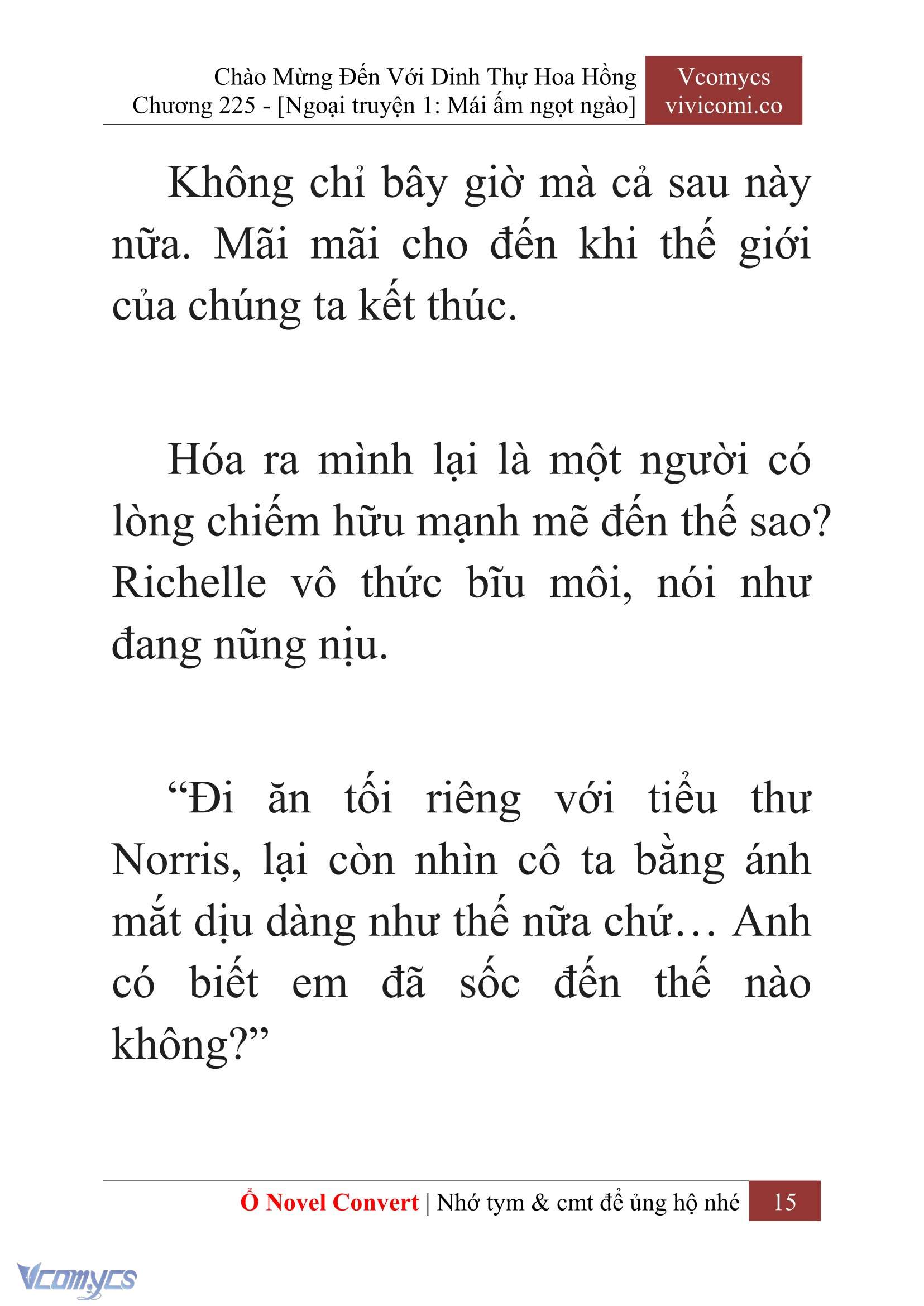 [Novel] Chào Mừng Đến Với Dinh Thự Hoa Hồng Chap 225 - Trang 2