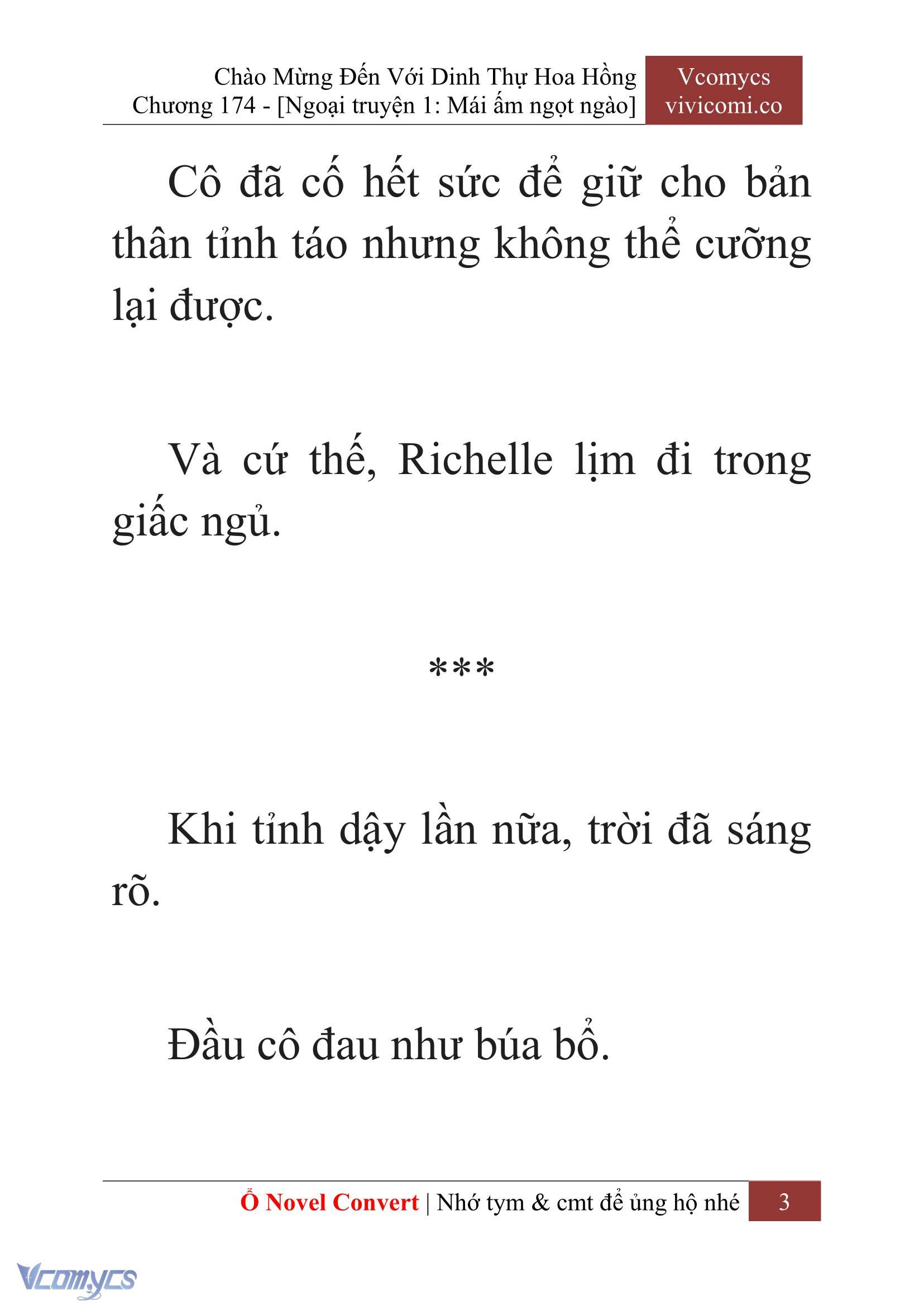 [Novel] Chào Mừng Đến Với Dinh Thự Hoa Hồng Chap 174 - Trang 2