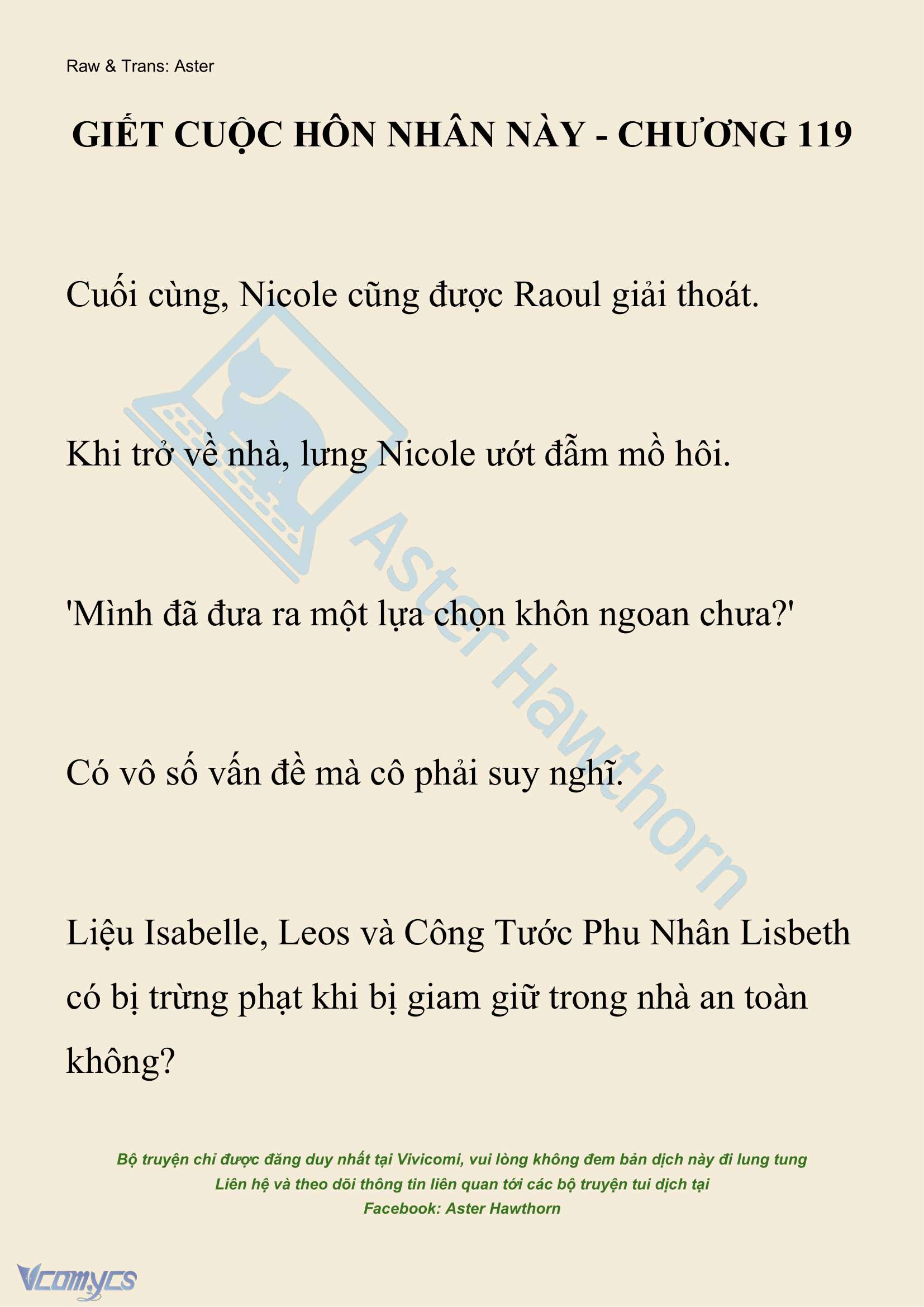 [NOVEL] Giết Cuộc Hôn Nhân Này Chap 119 - Trang 2