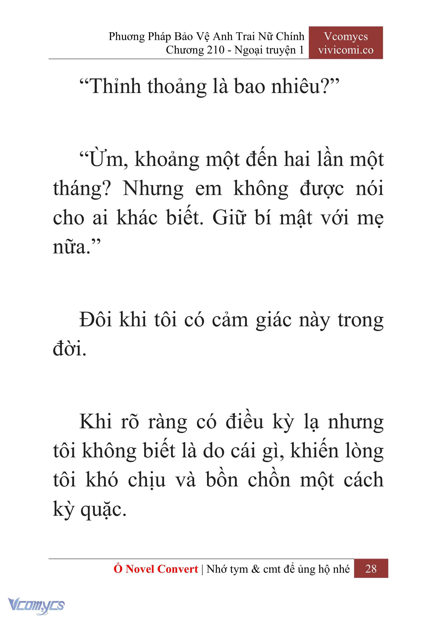 [Novel] Phương Pháp Bảo Vệ Anh Trai Nữ Chính Chap 210 - Trang 2
