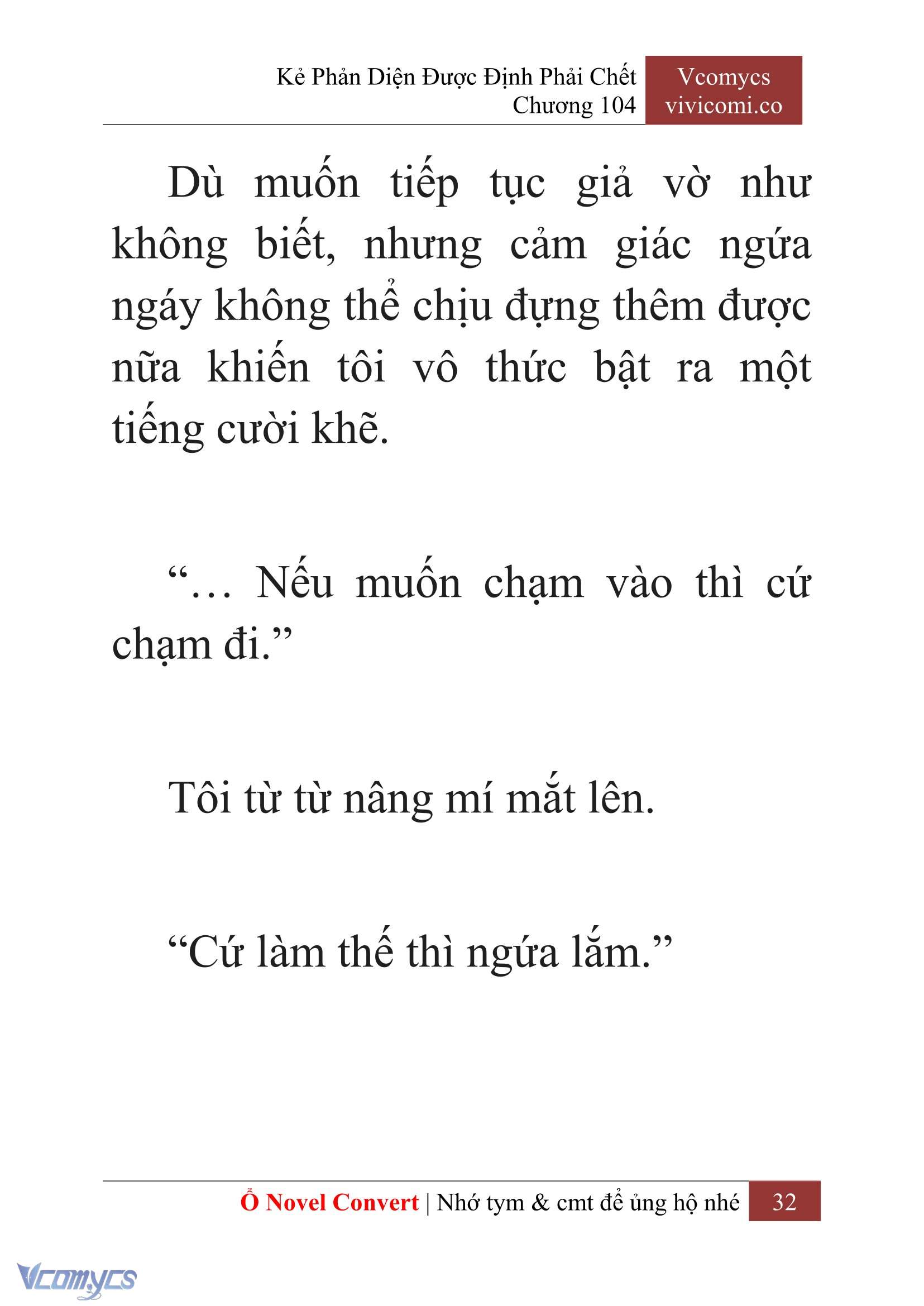[Novel] Kẻ Phản Diện Được Định Phải Chết Chap 104 - Trang 2