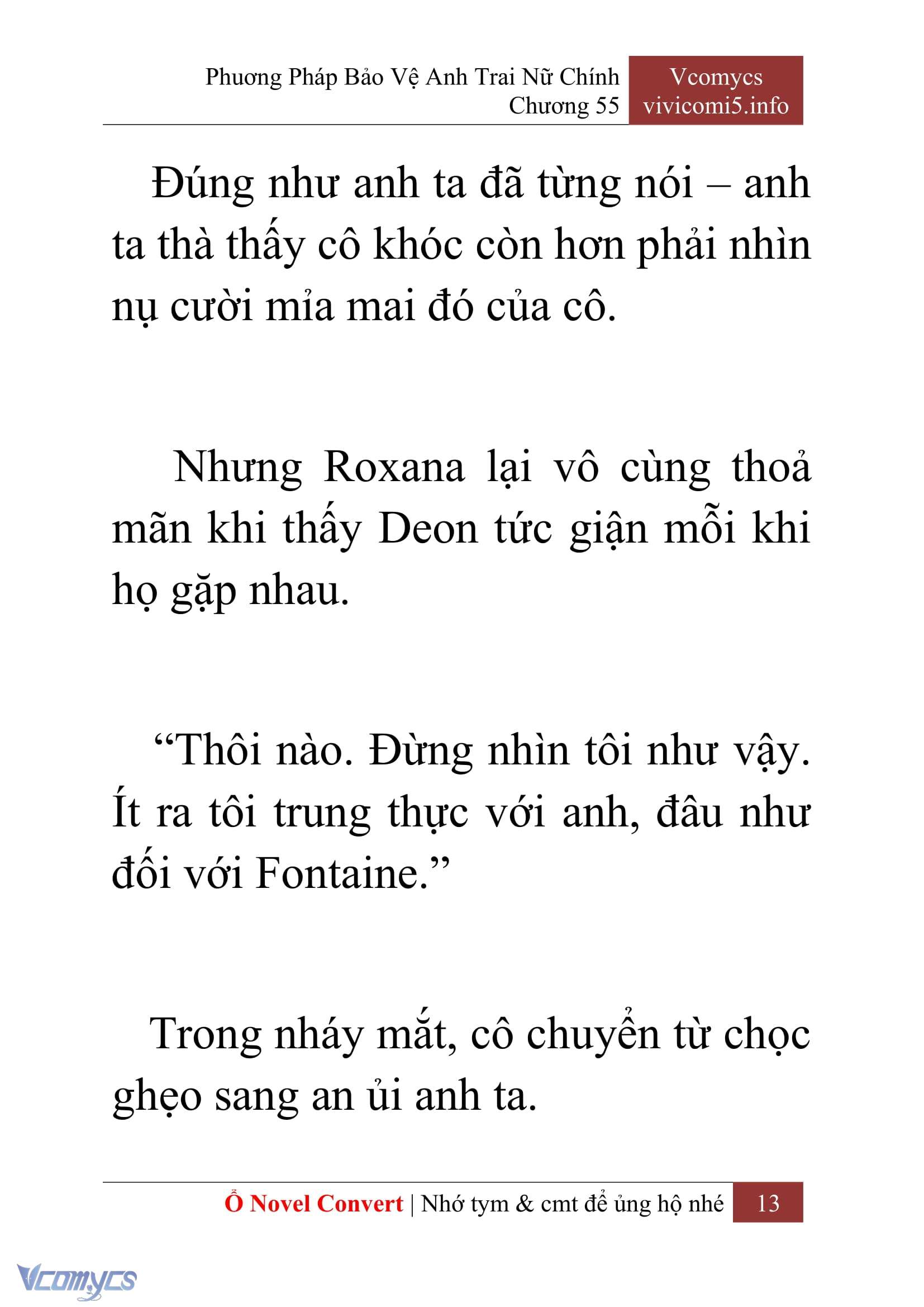 [Novel] Phương Pháp Bảo Vệ Anh Trai Nữ Chính Chap 55 - Trang 2