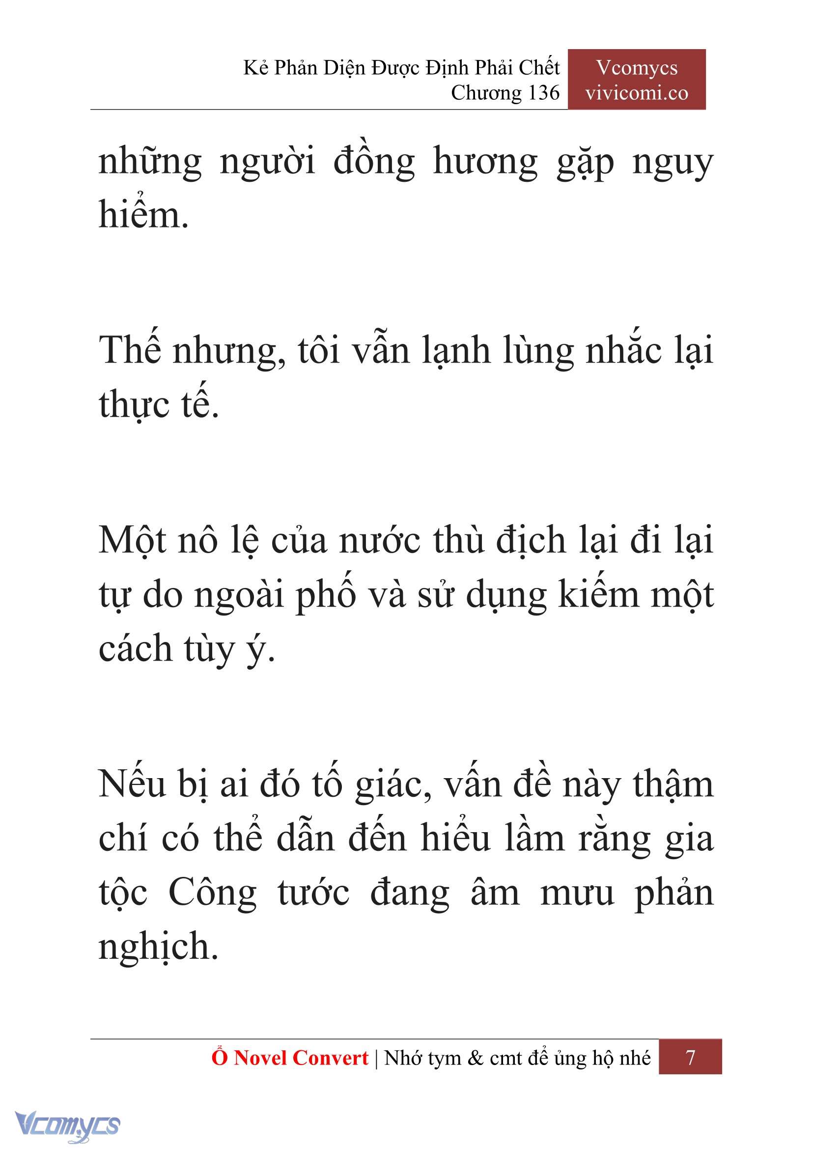 [Novel] Kẻ Phản Diện Được Định Phải Chết Chap 136 - Trang 2