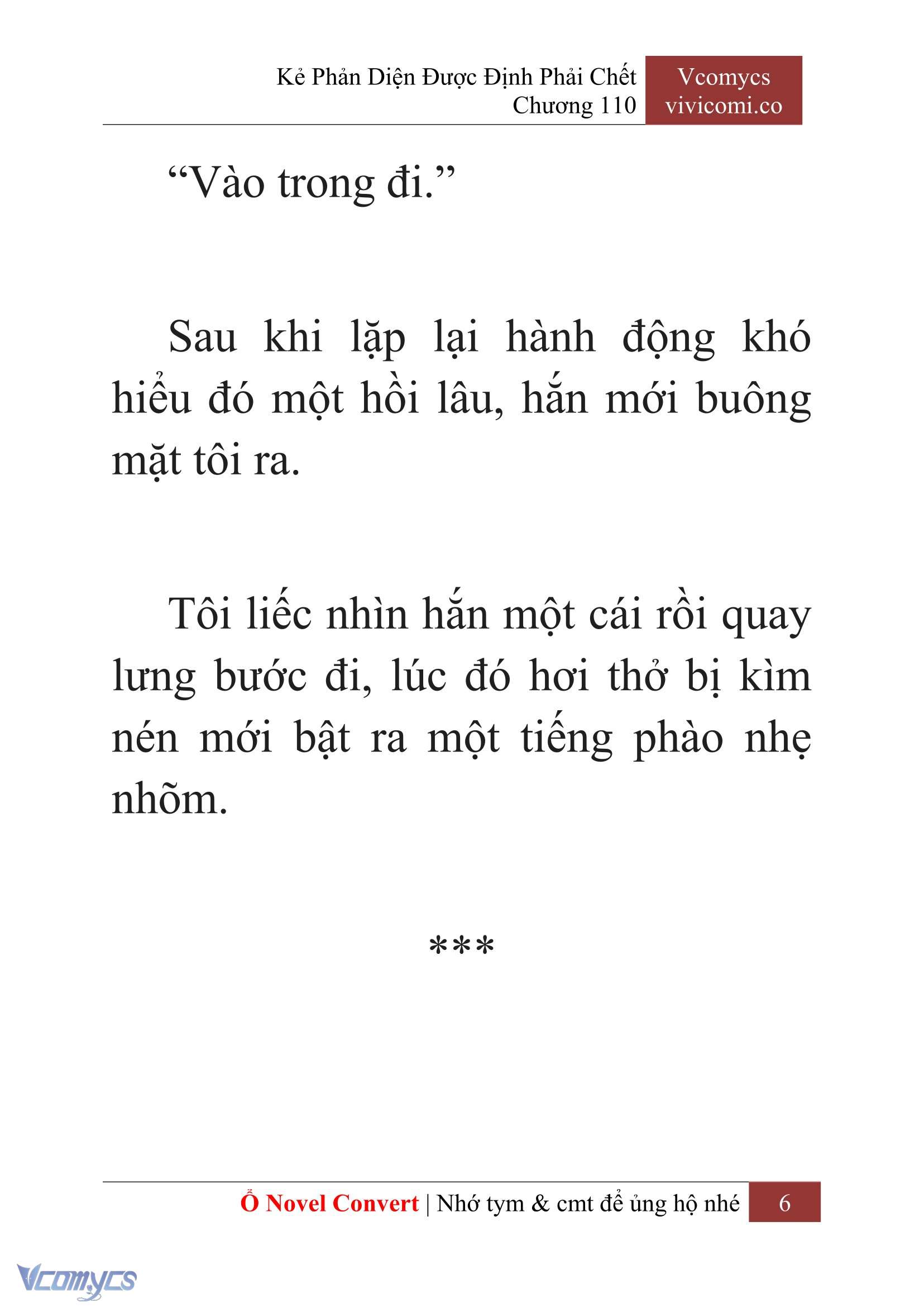 [Novel] Kẻ Phản Diện Được Định Phải Chết Chap 110 - Next Chap 111