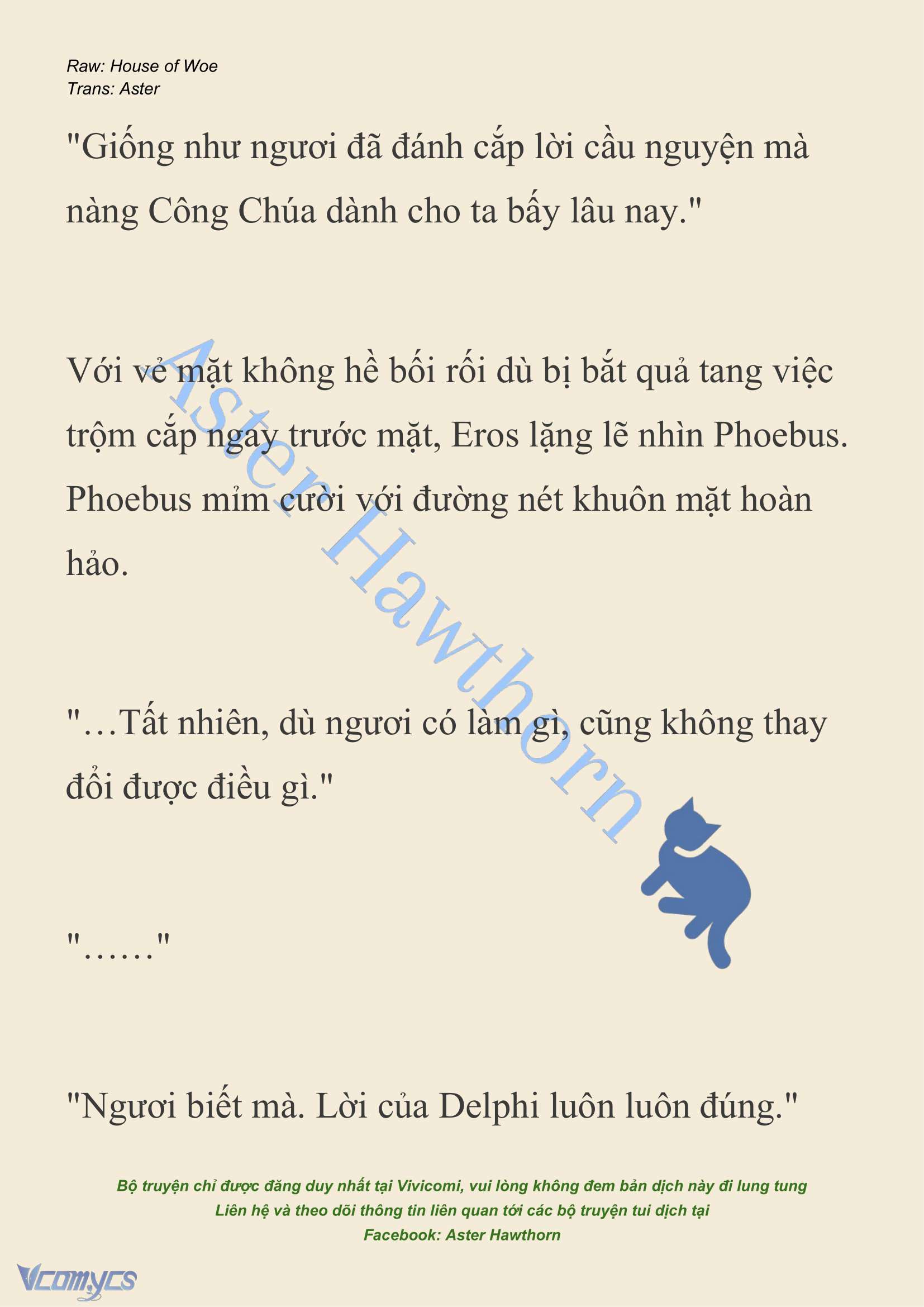[NOVEL] Dành Cho Các Nữ Thần: Dành cho Psyche Chap 14 - Trang 2